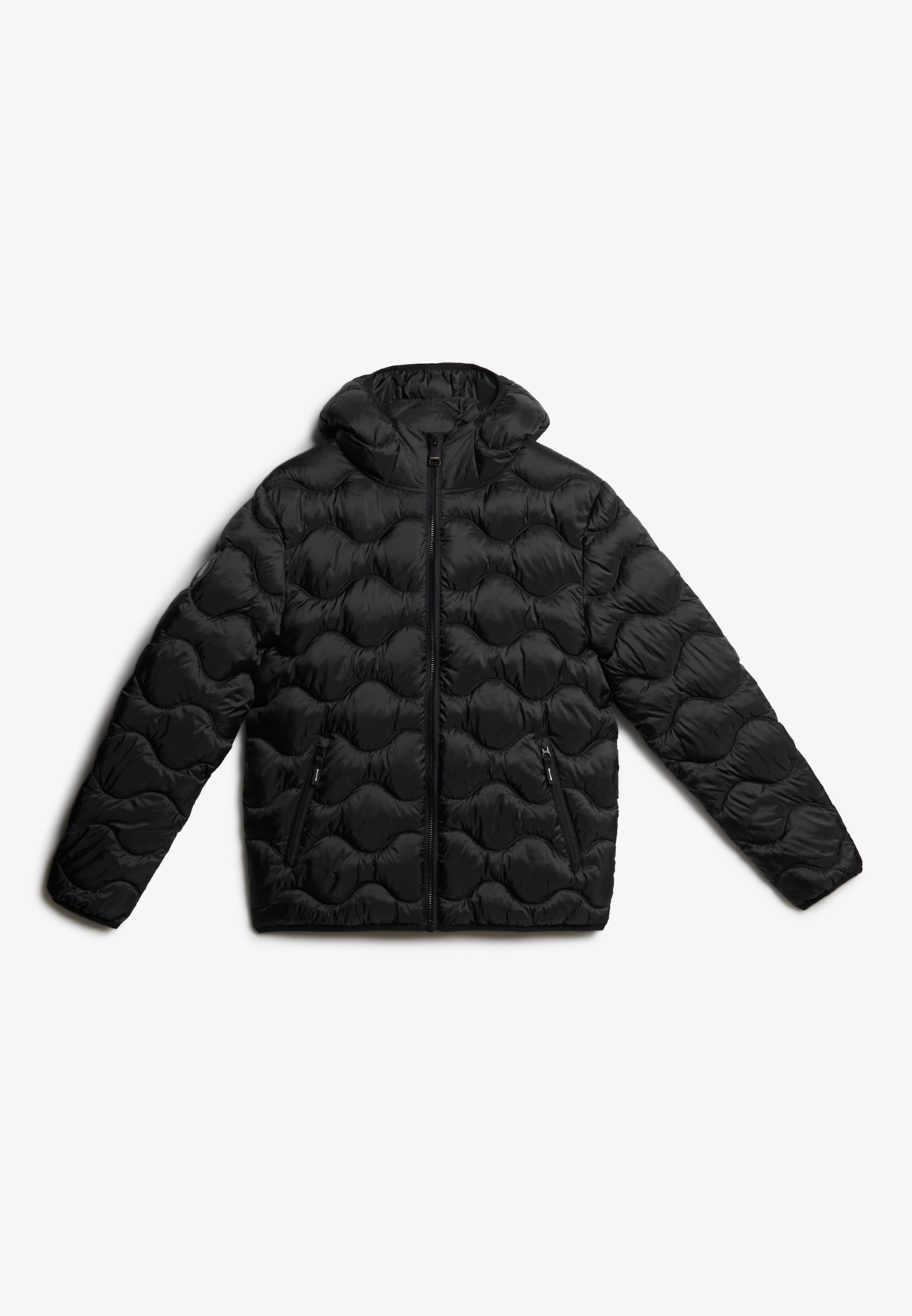 Superdry Steppjacke »HOODED QUILTED WAVE PADDED JKT« mit Kapuze