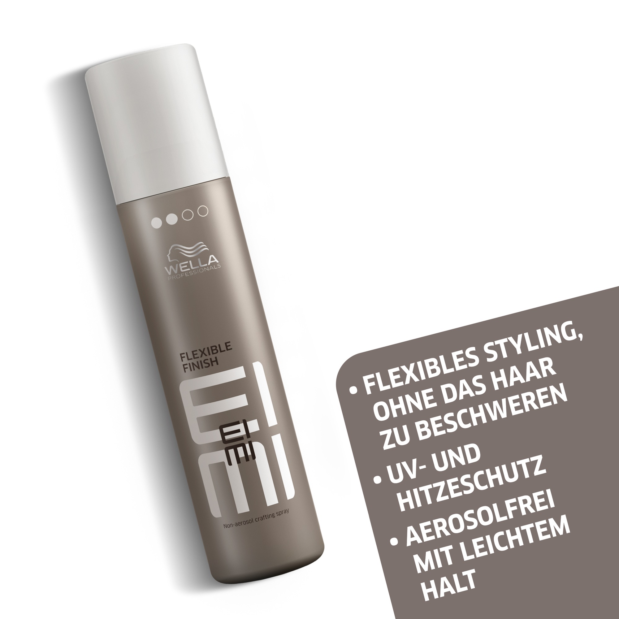 Wella Professionals Haarpflege-Spray »EIMI Flexible Finish Modellierspray« leichter Halt, flexibles Styling, schützt vor UV-Strahlung