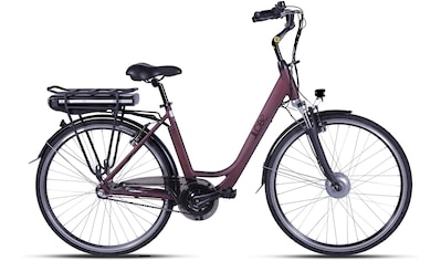 LLobe E-Bike »Metropolitan JOY rot 10 Ah«, 3 Gang, Frontmotor 250 W kaufen