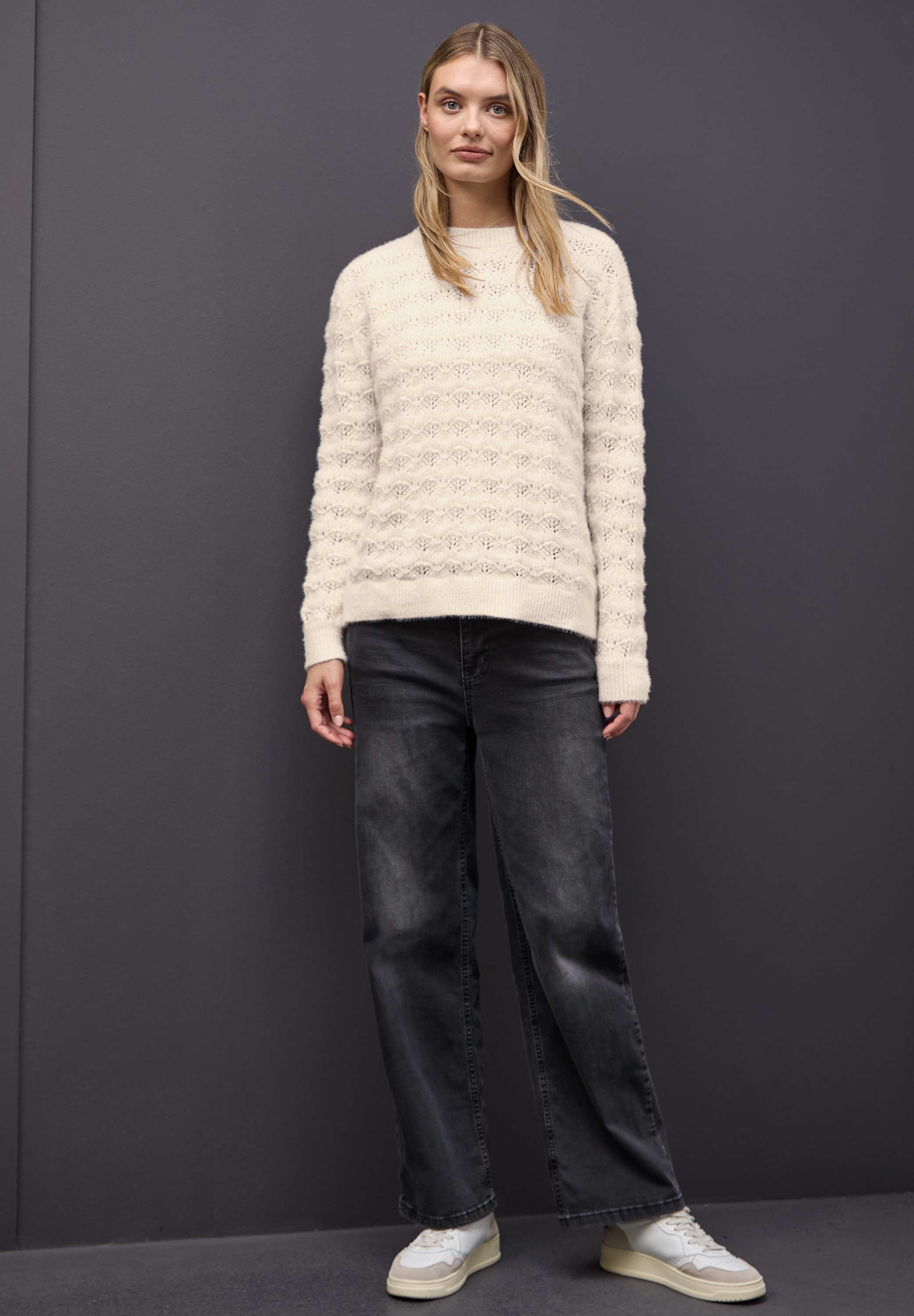 STREET ONE Rundhalspullover