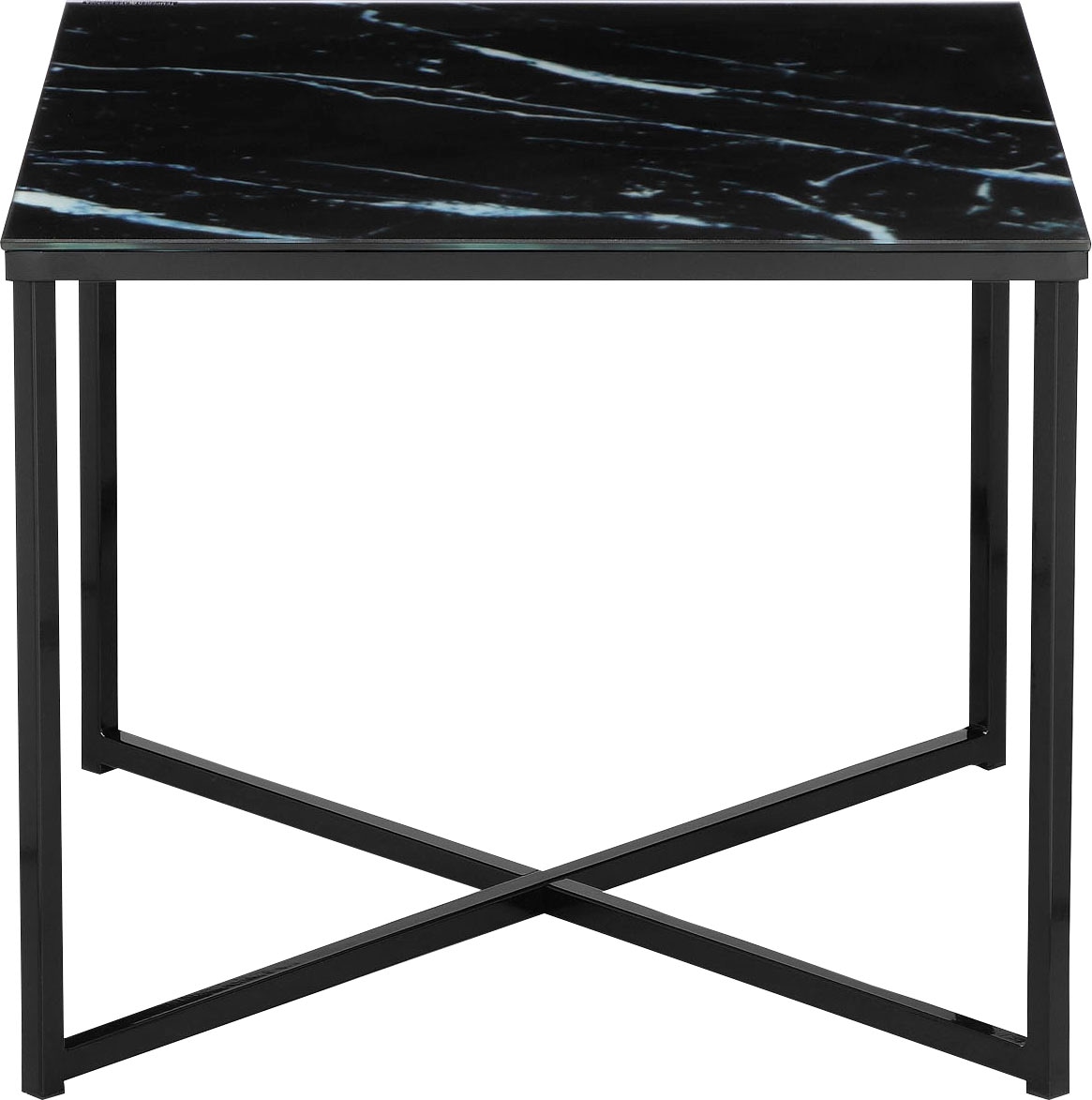 SalesFever Beistelltisch »Caorle Stilvoller Tisch« Elegante Tischplatte in edler Marmoroptik