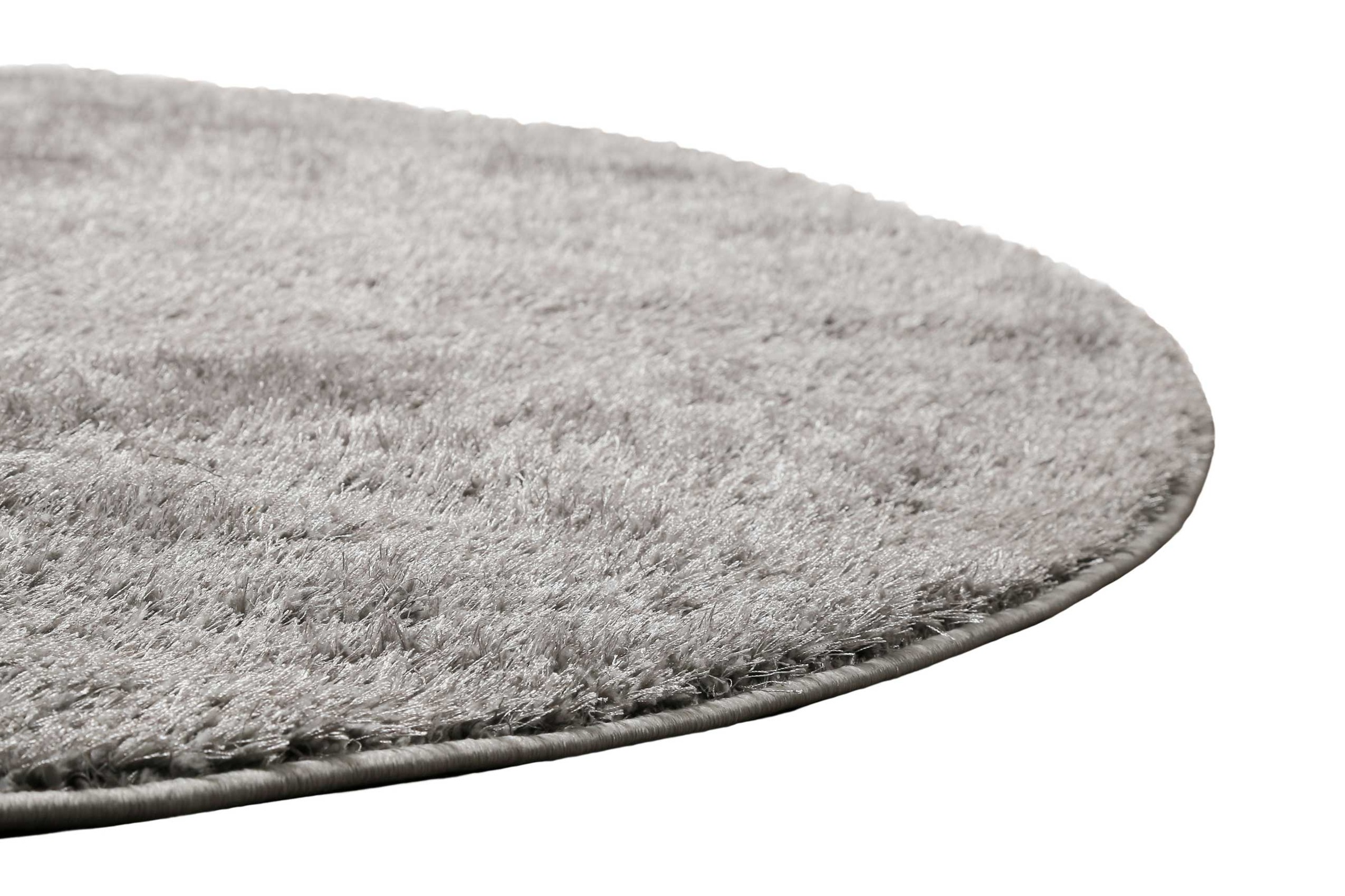 Homie Living Teppich »Flavio«, rund, 30 mm Höhe, Hochflor, gewebt, weich, uni, Wohnzimmer, Schlafzimmer, waschbar
