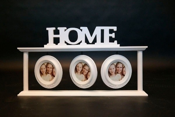Myflair Möbel & Accessoires Bilderrahmen »Fenna, weiß«, Fotorahmen mit Schriftzug "Home"