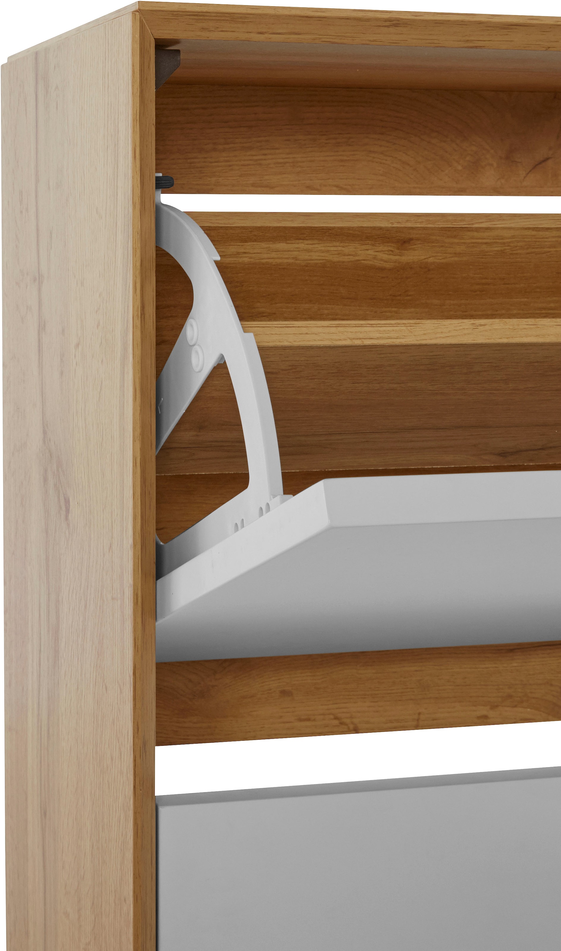 andas Schuhschrank »Pandrup«, mit 2 Klappen, ca. 8 Paar Schuhe pro Klappe, Höhe 90 cm