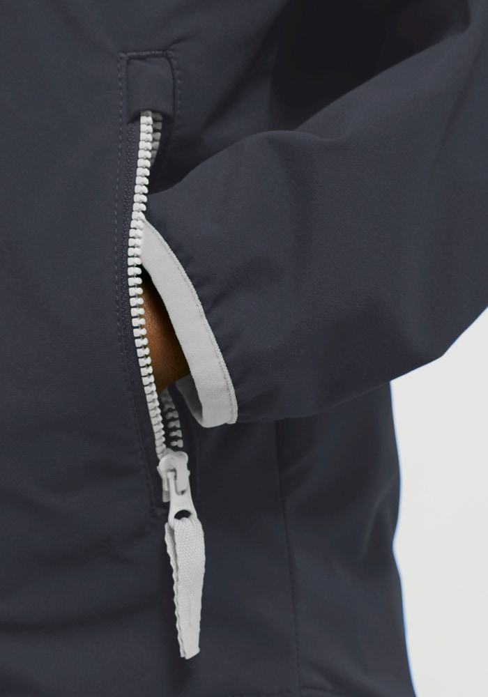 Jack Wolfskin Softshelljacke »SANDBIRD HOODED JKT K« mit Kapuze Winddicht, atmungsaktiv, Übergangsjacke