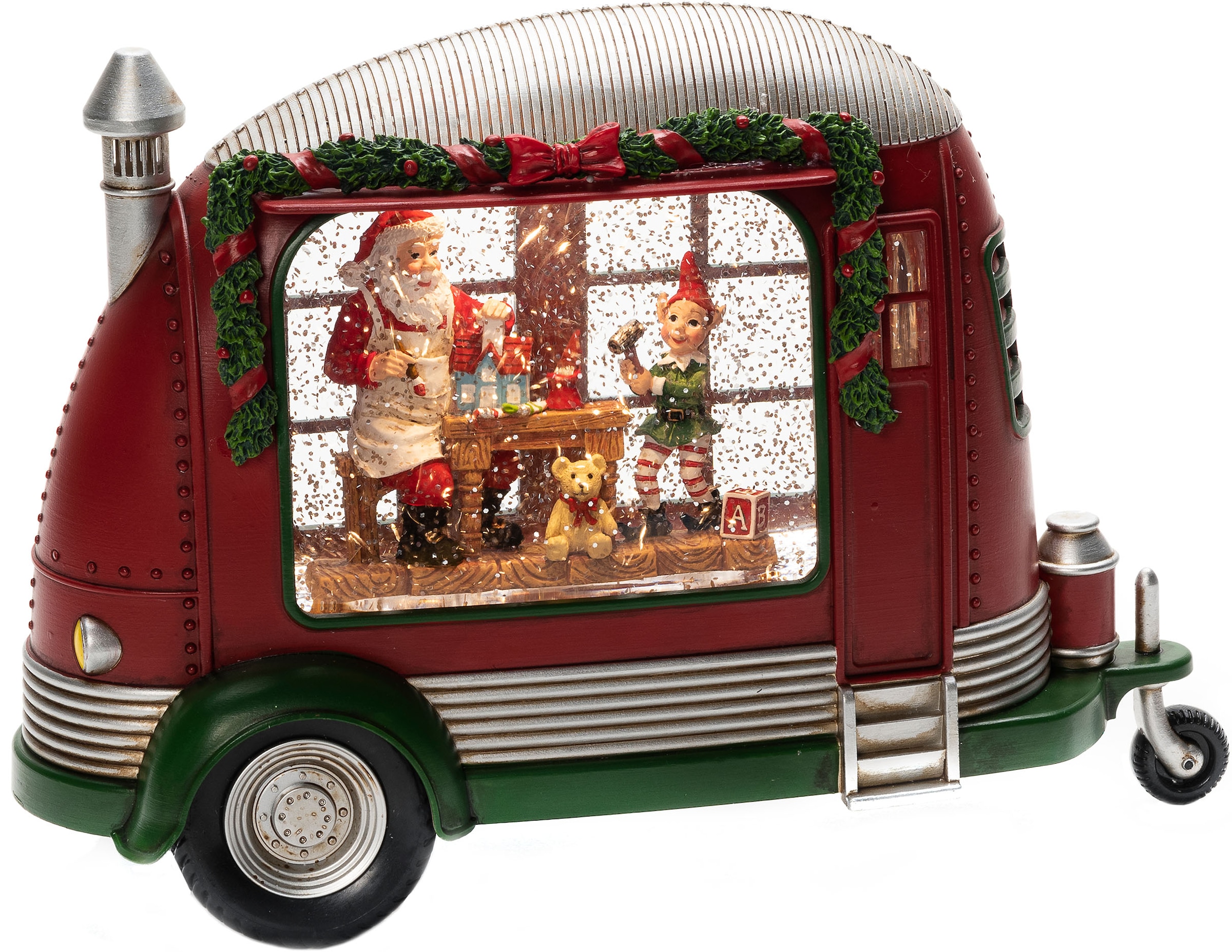 KONSTSMIDE LED »Karavan«, kaufen Garantie Jahren | 3 Spielsachen online flammig-flammig, XXL wassergefüllt, Laterne mit 1 repariert Weihnachtsmann