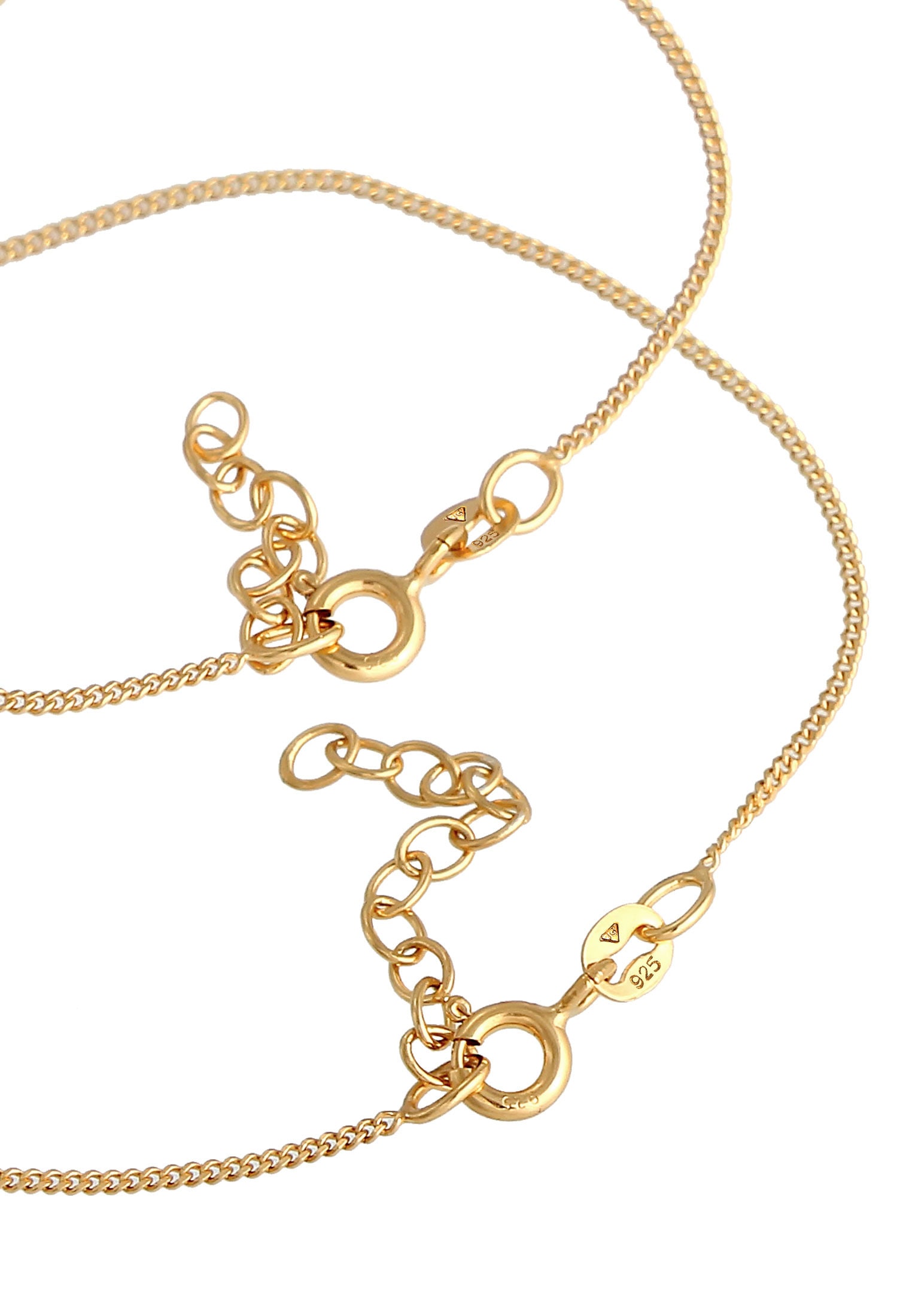 Elli Armketten Set »Armband Plättchen Herz Mutter Kind (2 tlg.) 925 Silber«