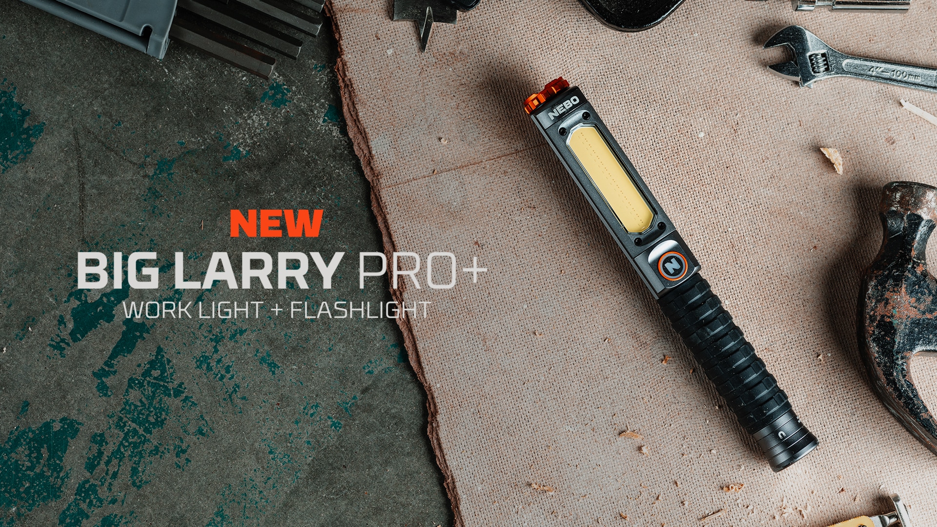 NEBO LED Taschenlampe »Nebo BIG LARRY PRO« Taschenlampe inkl. Ladekabel, 