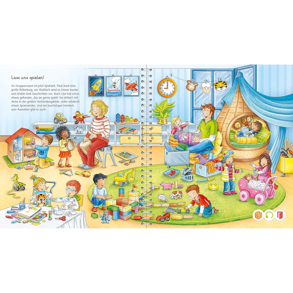 Ravensburger Spiel »tiptoi® Starter-Set: Stift und Wörter-Bilderbuch Kindergarten«