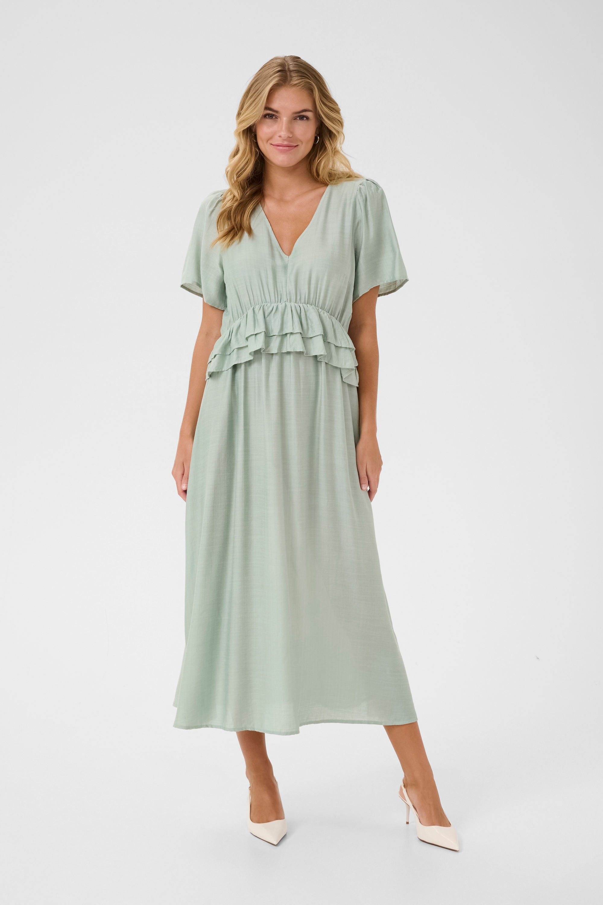 KAFFE Midikleid »Damen Kleid KAjasmin«