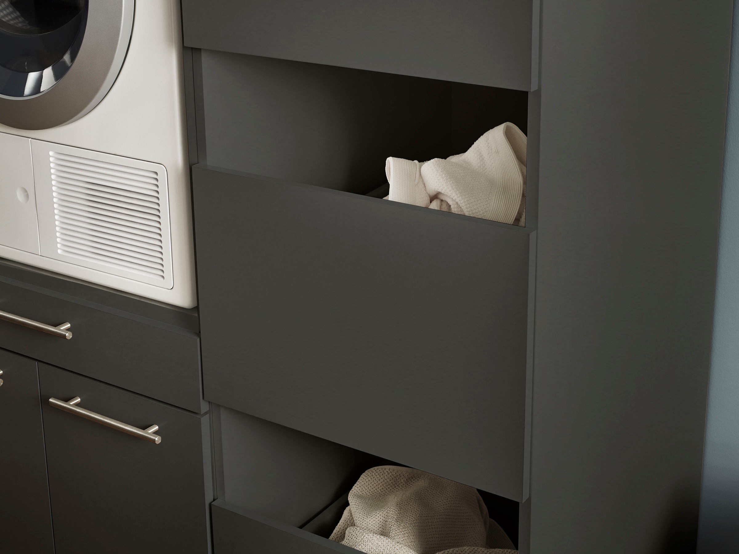 Laundreezy »Laundreezy, 10-tlg. Mehrzweckschrank-Set B/H/T 218/238/68 cm« 10 Stk. tlg.