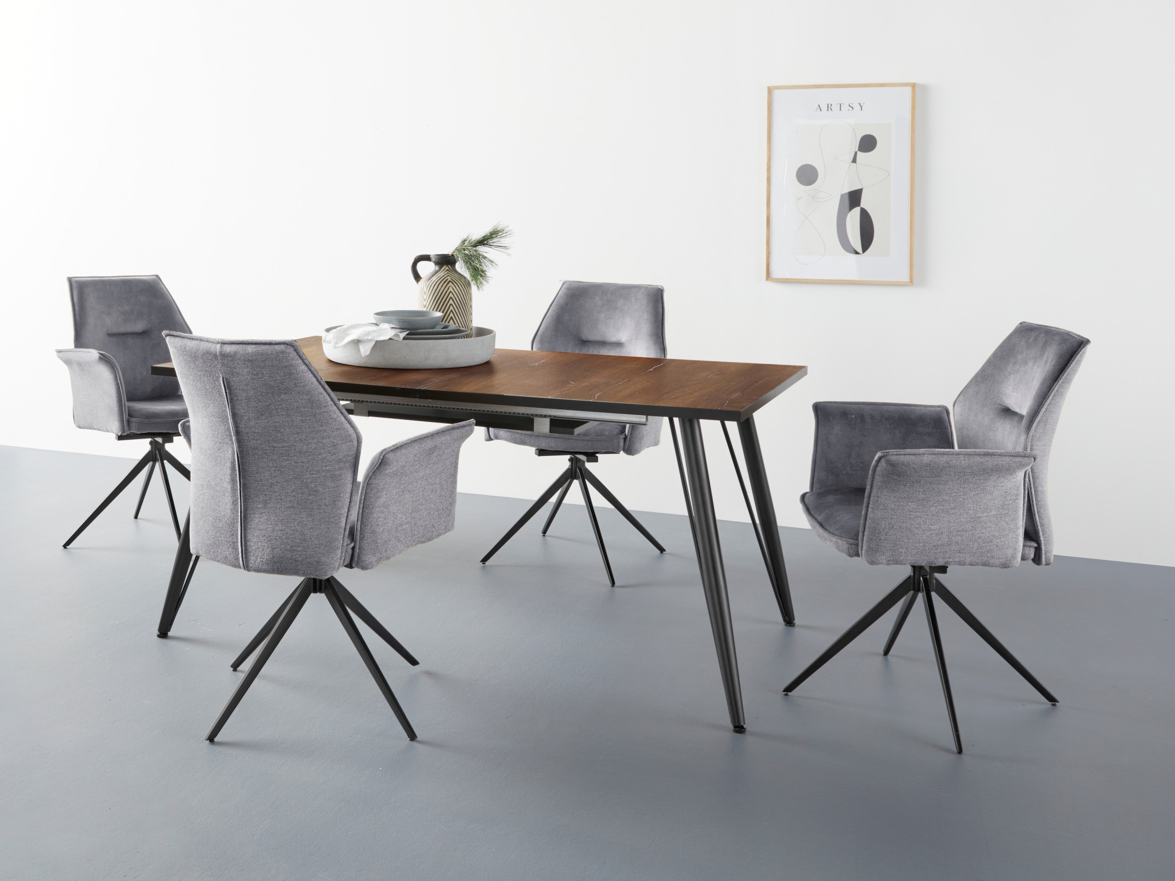 HELA Esszimmersessel »SUSANNE« Set,  Esszimmerstuhl, Drehstuhl, 1 oder 4 Stück