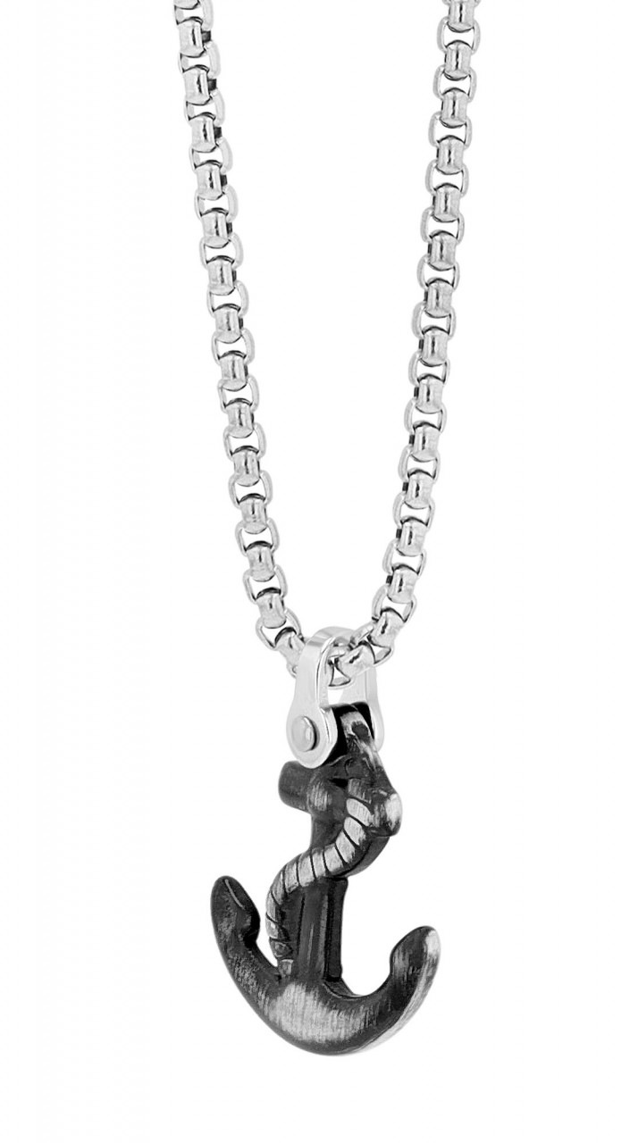 Adelia´s Kette mit Anhänger »Adelia's Herren Edelstahl Ankerkette Halskette mit Anhänger Anker 60 cm«