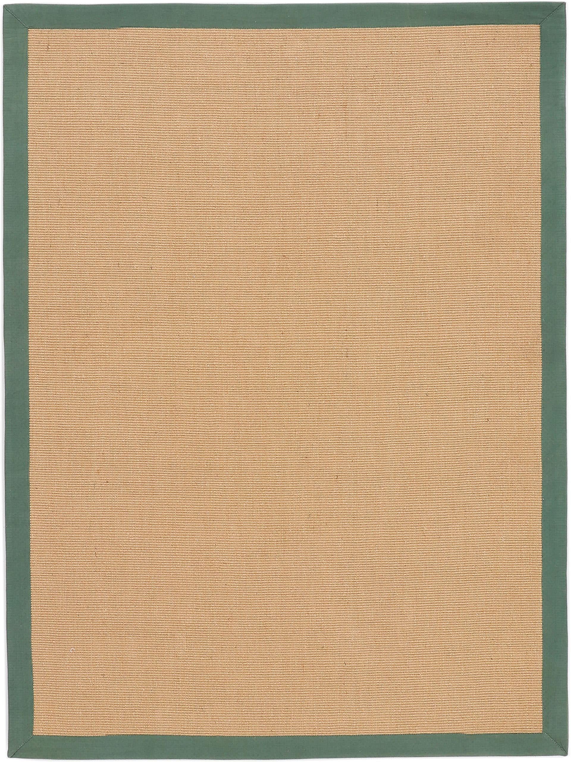 mit Rückseite »Sisal«, Bordüre, Anti Rutsch rechteckig, carpetfine farbiger Sisalteppich