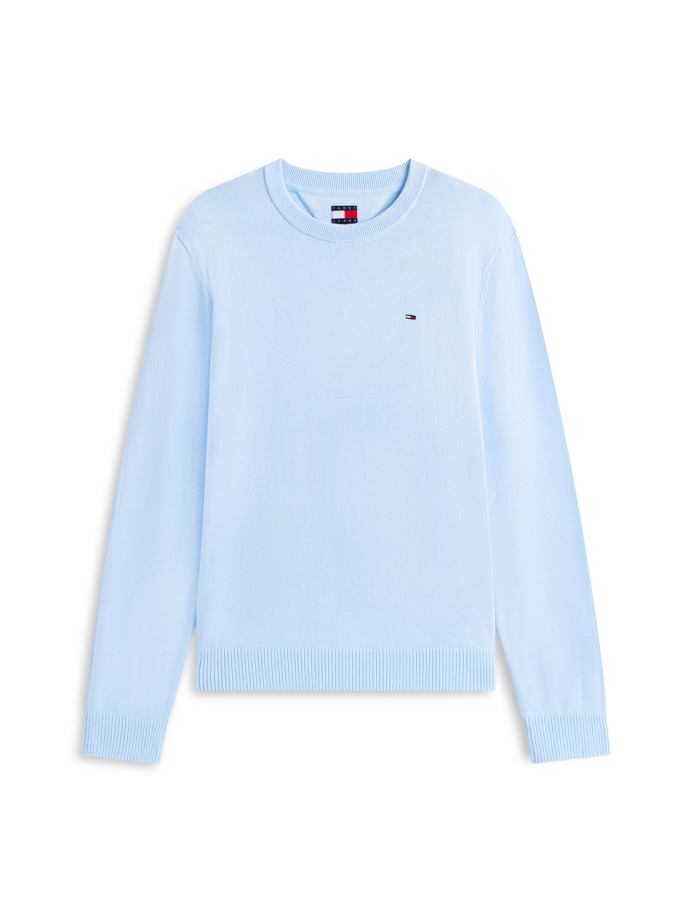 Tommy Jeans Strickpullover »TJM SLIM FIT LIGHT SWEATER« Slim fit mit Rundhalsausschnitt