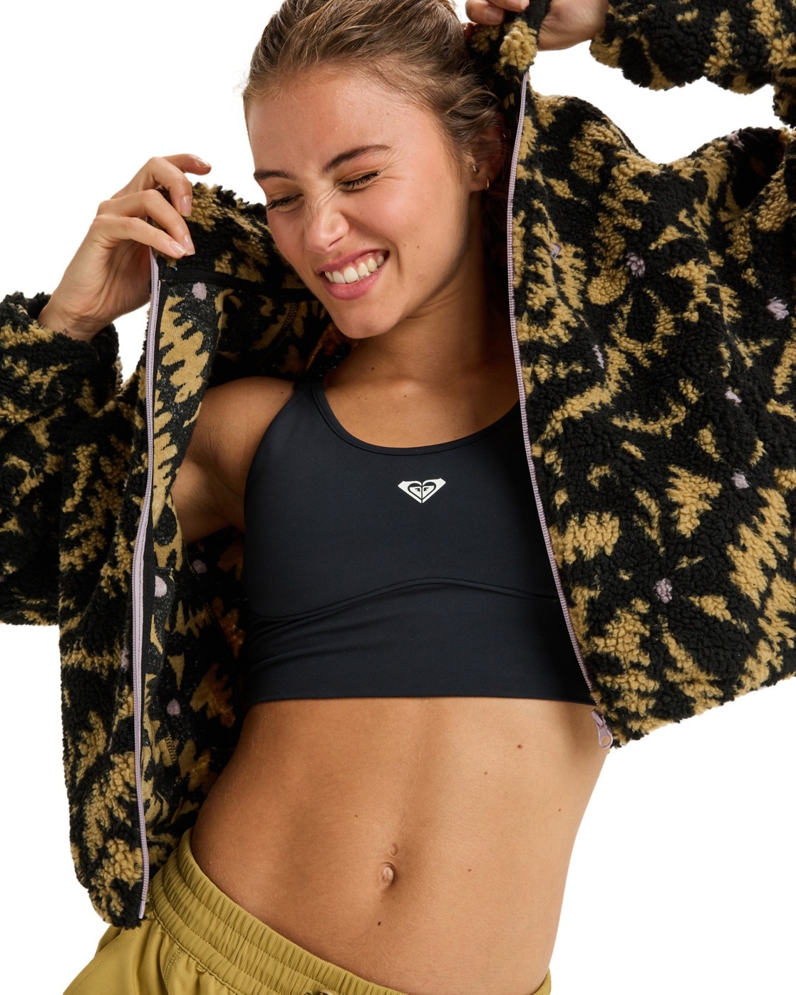 Roxy Fleecejacke »Boundless Spirit Zippered«