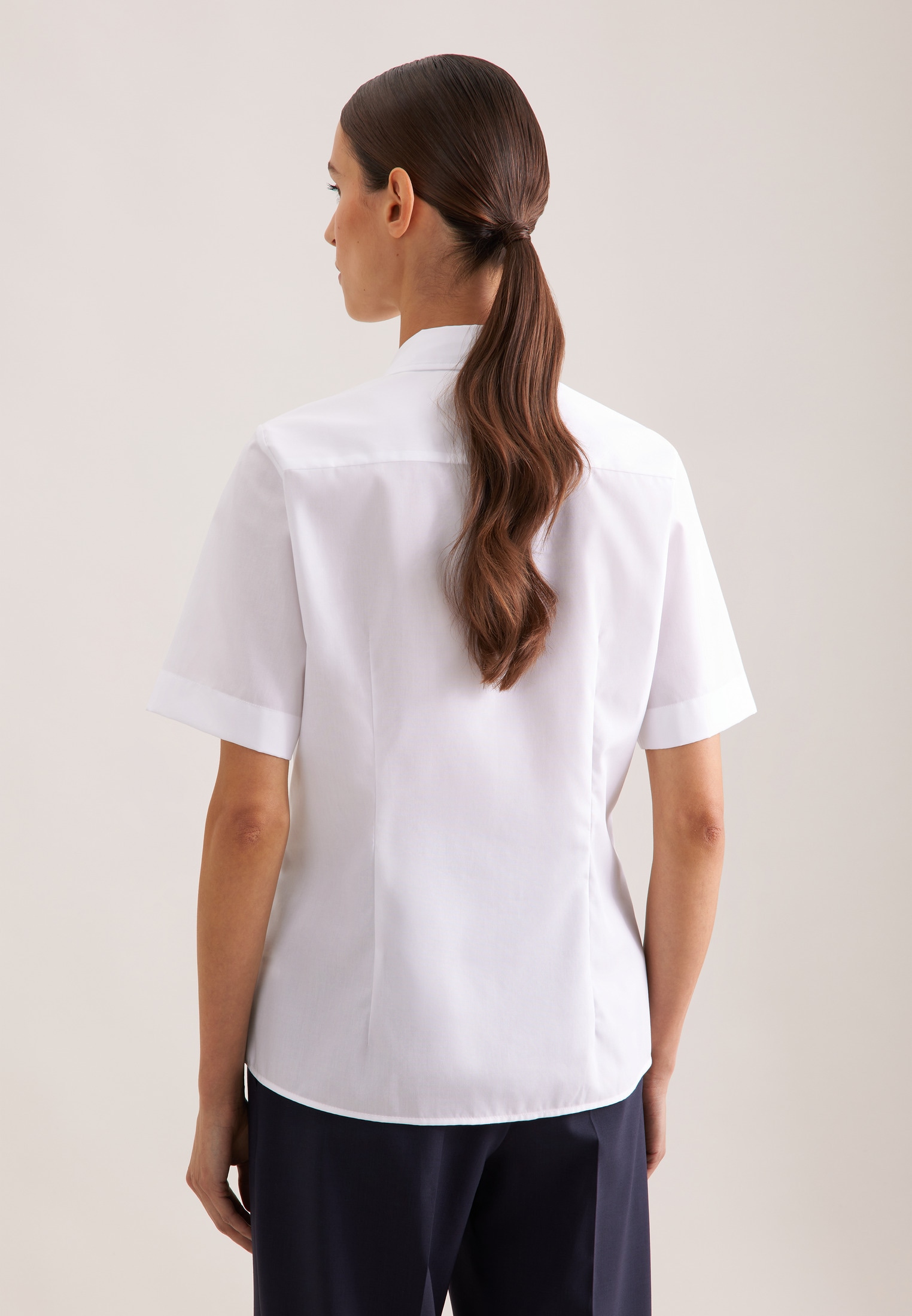 seidensticker Hemdbluse 1/2 Kragen Uni