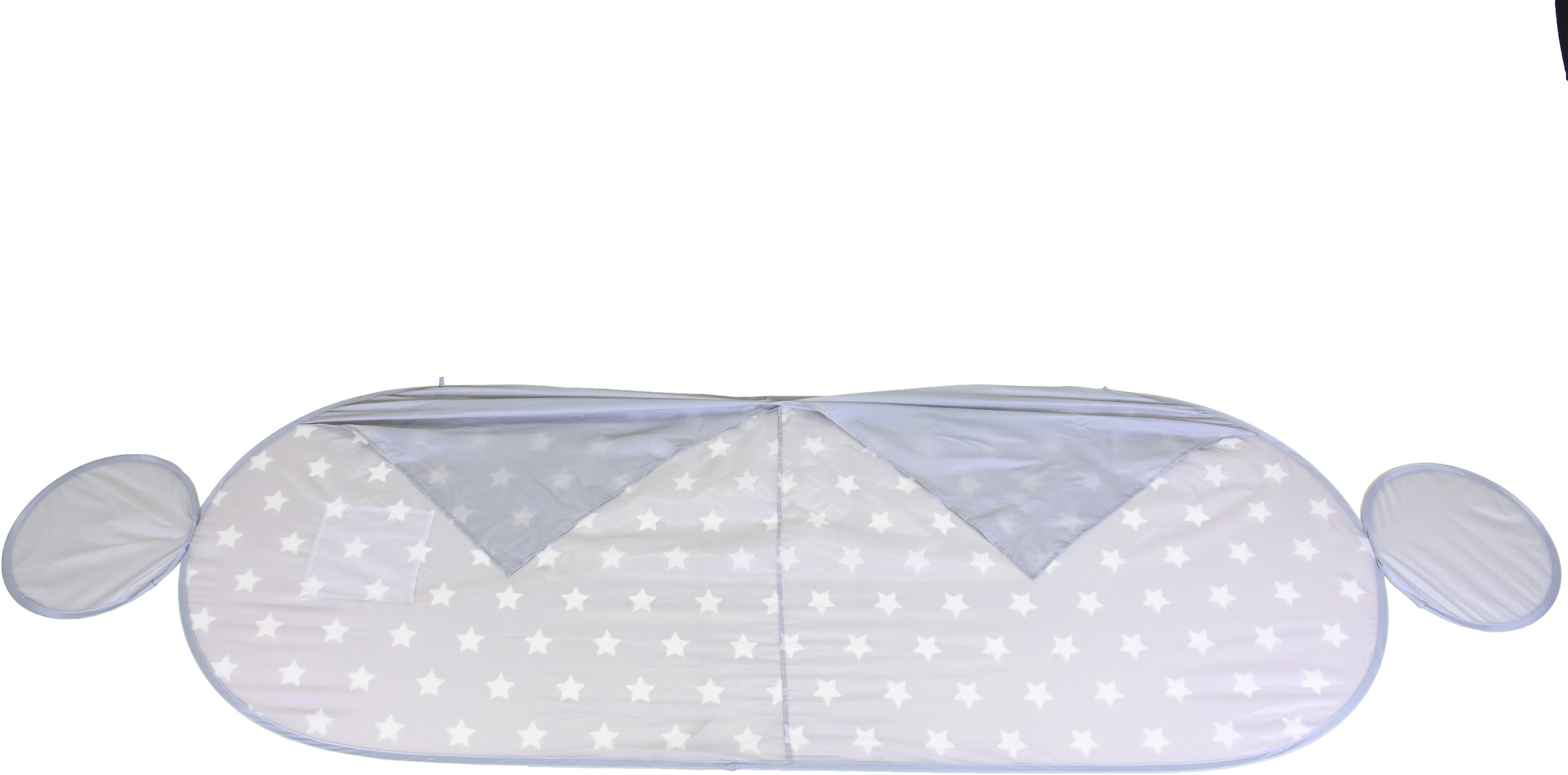 Knorrtoys® Betttunnel »Bettzelt, Grey White Stars«