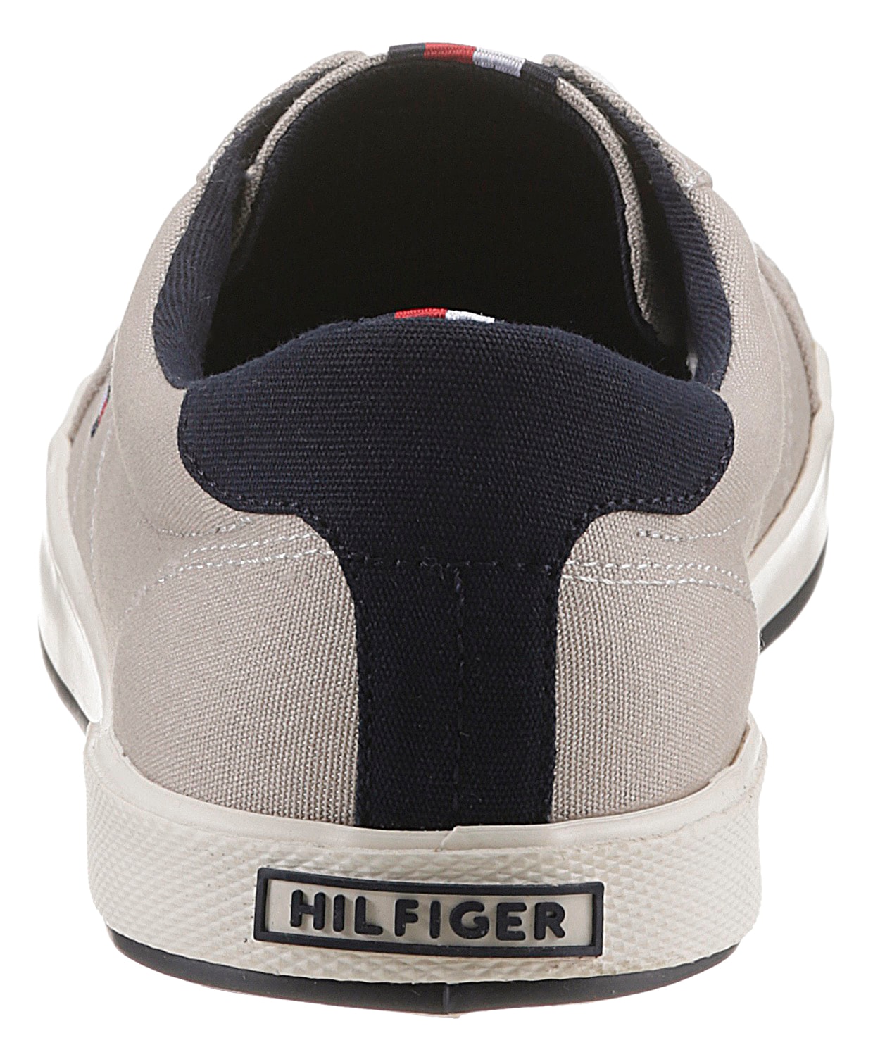 Tommy Hilfiger Sneaker »ICONIC LONG LACE SNEAKER«, Freizeitschuh, Halbschuh, Schnürschuh mit gespolstetem Schaftrand