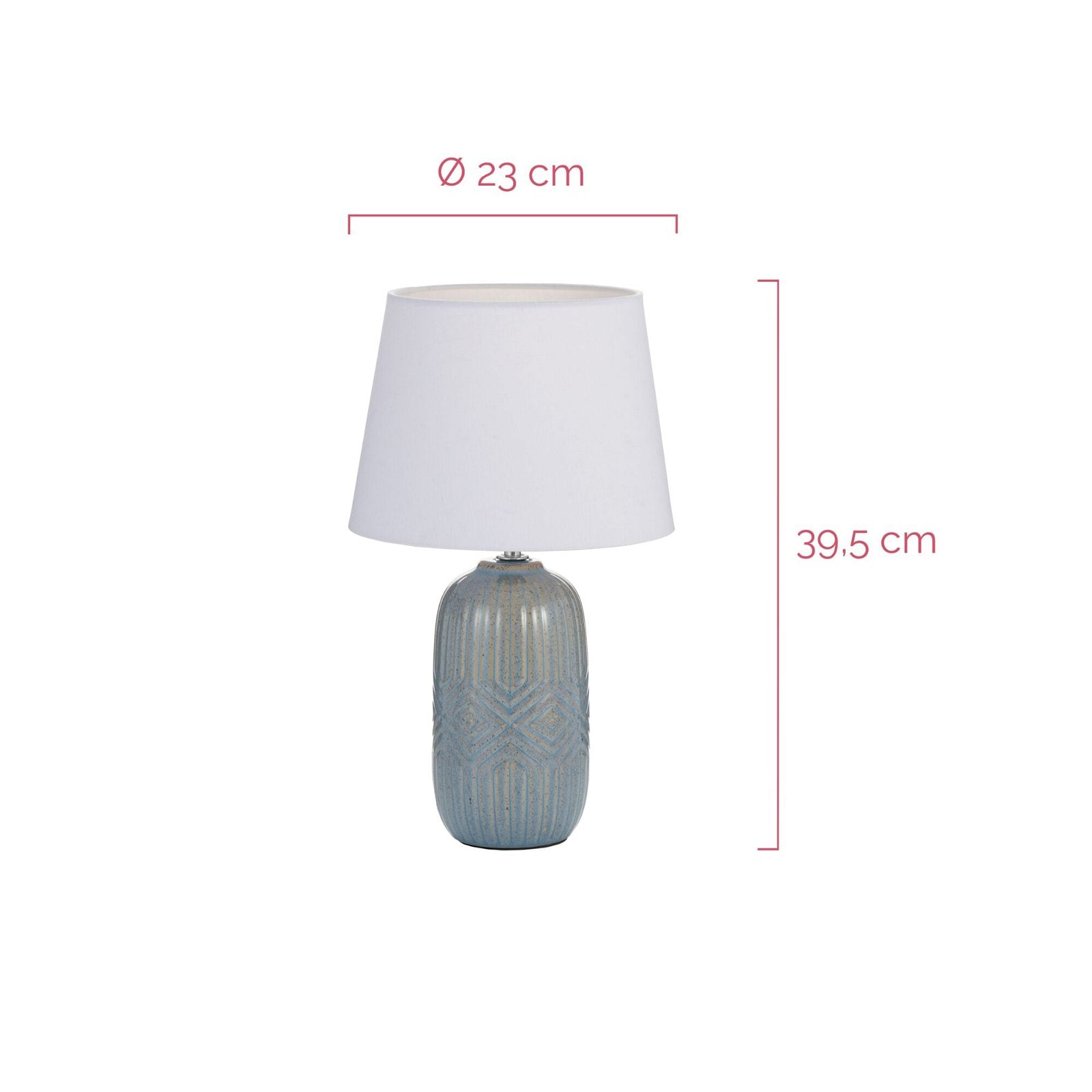 Pauleen Tischleuchte »Glowing Hug max20W Blau/Beige 230V Stoff/Keramik«, 1 flammig, Leuchtmittel E14 | ohne Leuchtmittel, E14