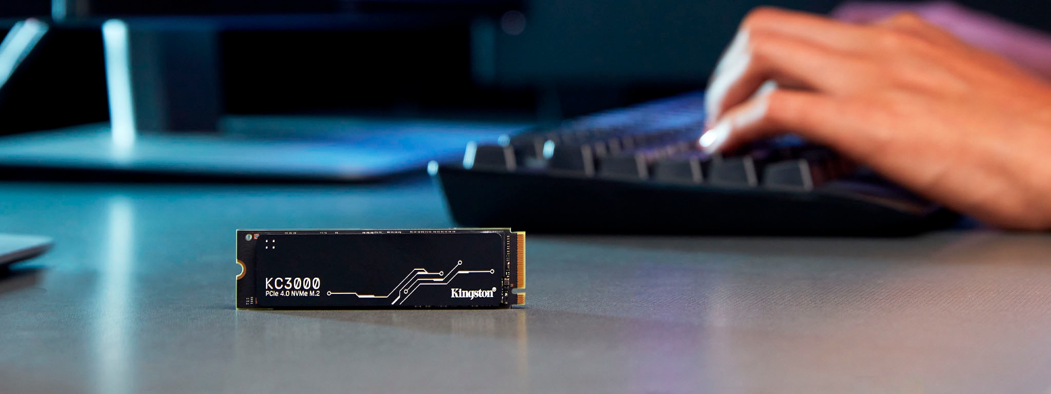 Kingston interne SSD »KC3000 2048GB« 2050 GB Anschluss M.2 (2880)