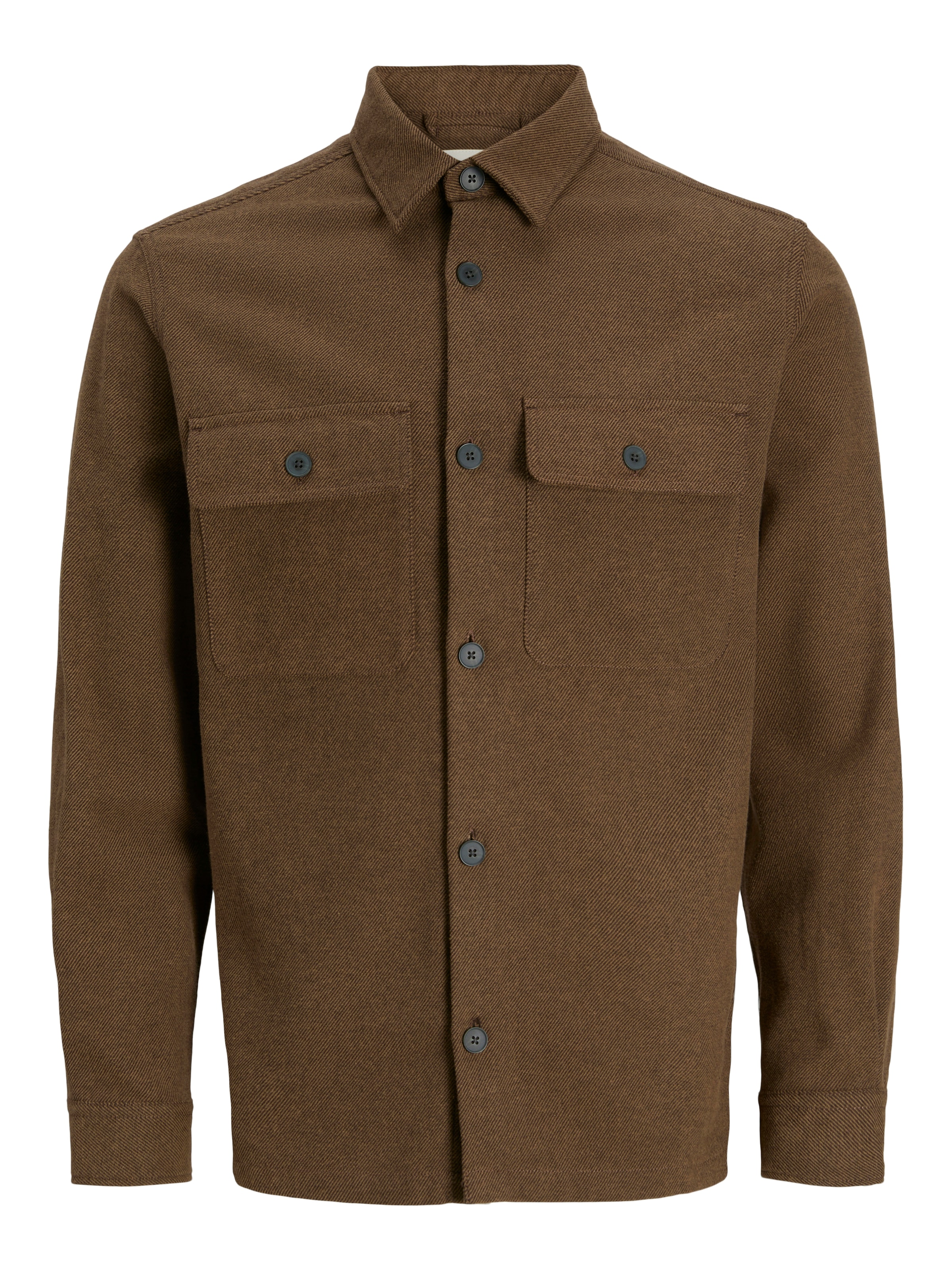 Jack & Jones Langarmhemd »JPRRAYLE MELANGE SOLID L/S OVERSHIRT SN«