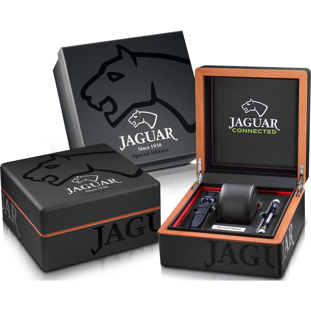 Jaguar Chronograph »Connected, J961/1«, (Set, 3 tlg., mit Wechselband und Werkzeug)