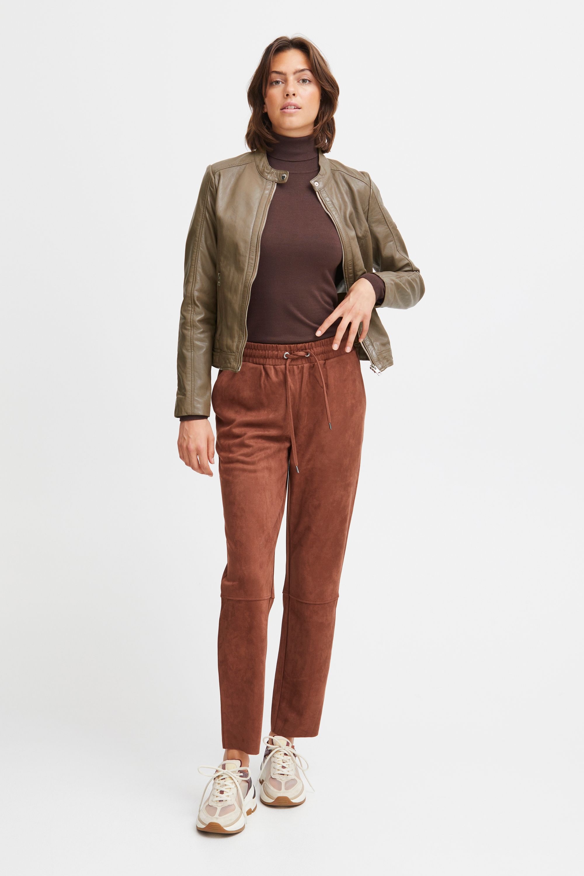 OXMO Lederjacke »Lederjacke OXDenise«, ohne Kapuze