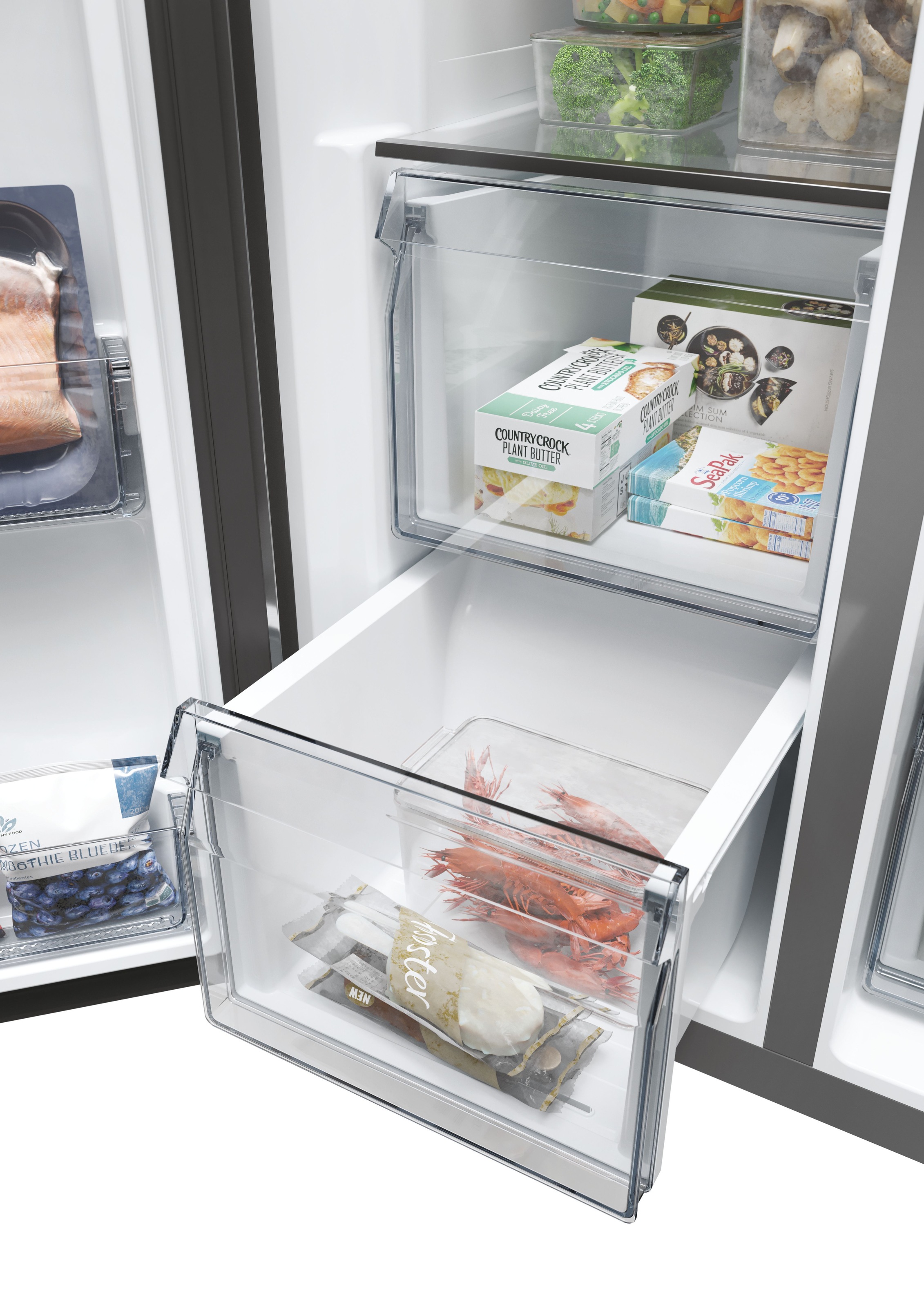 Haier Side-by-Side SBS SERIES 7 »HSW79F18CIMM«, Smart Home: Optionale Steuerung per App und Wi-Fi