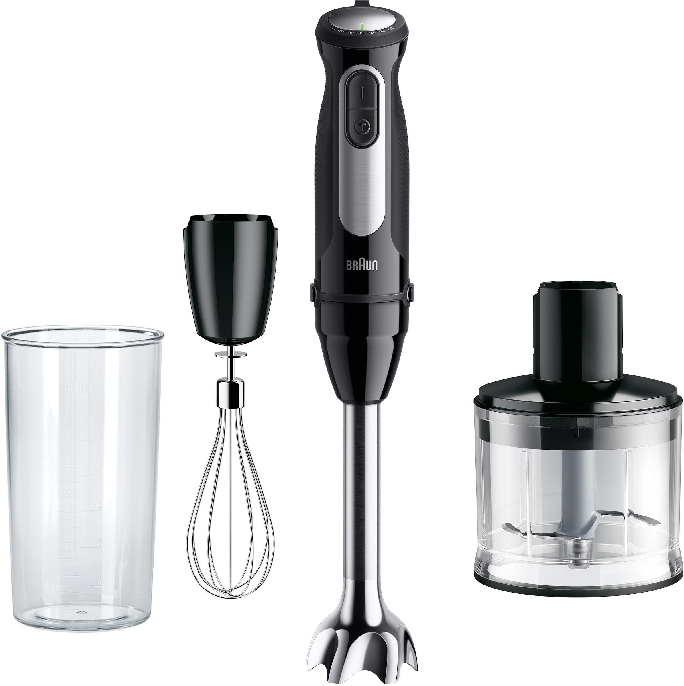 Braun Stabmixer »MultiQuick 5 Pro MQ55236M«, 1000 W, schwarz