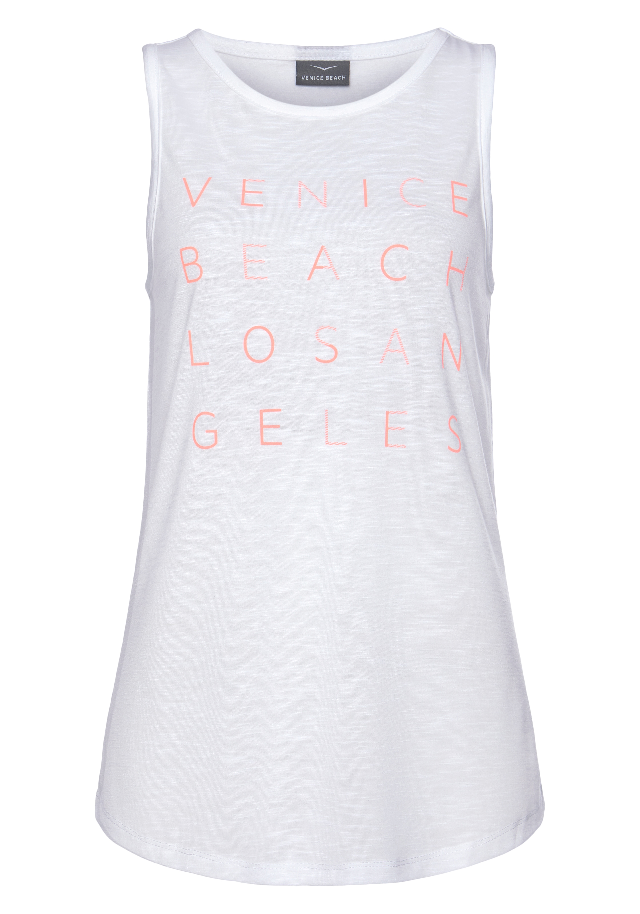 Venice Beach Tanktop, mit Logoprint, Tanktop