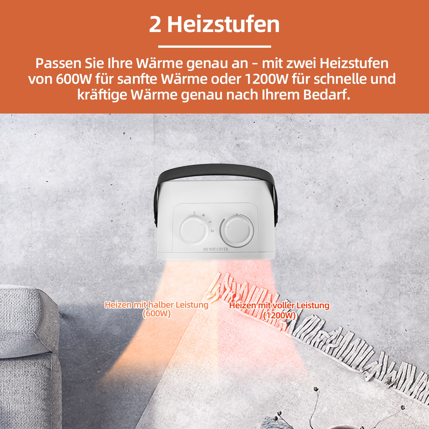 SHX Elektrokamin »Tragbarer Elektrokamin 1200W SHXFP12MINI weiß/schwarz« Flammeneffekt, Thermostat