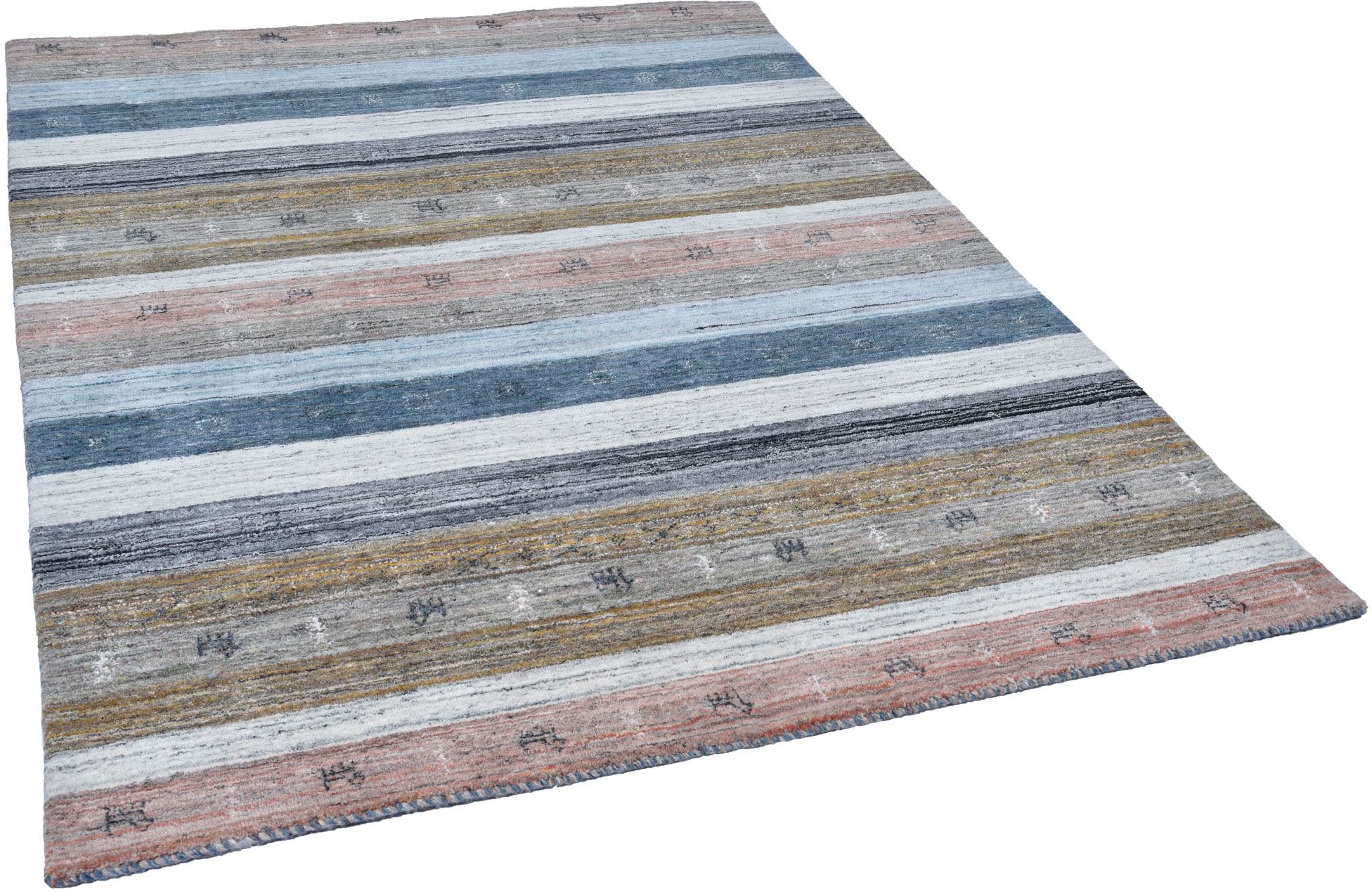 THEKO Wollteppich »Nebraska 2498«, rechteckig, 10 mm Höhe, reine Wolle, Gabeh Design,... kaufen