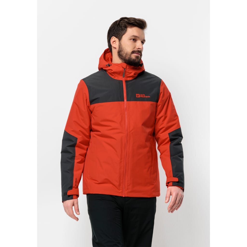 Jack Wolfskin Winterjacke »JASPER INS JKT M«, mit Kapuze