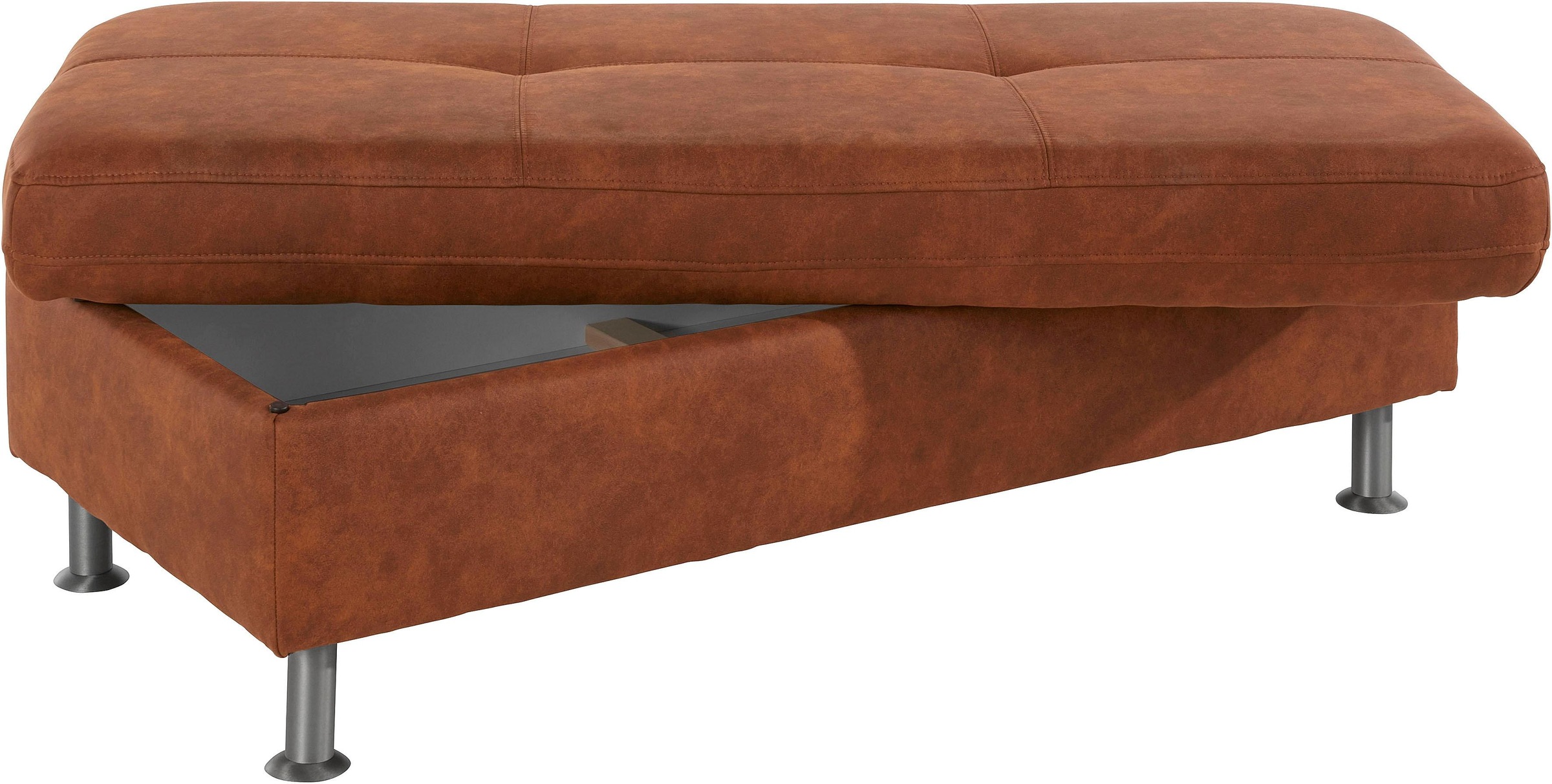exxpo - sofa fashion Hocker »Maretto Bankhocker mit tollem Sitzkomfort«, praktisches Staufach unter der Sitzfläche