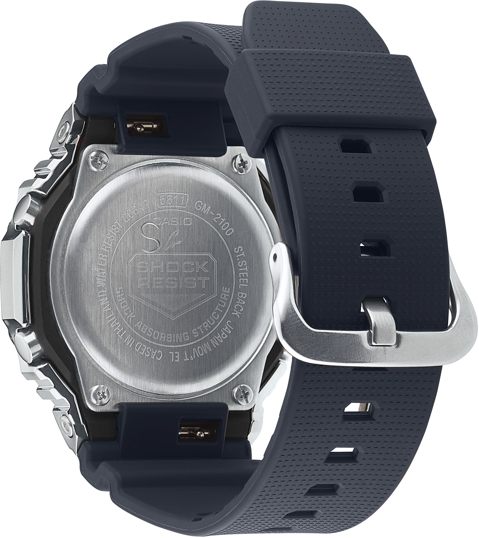 CASIO G-SHOCK Chronograph, Quarzuhr,Armbanduhr,Herrenuhr,digital, bis 20 bar wasserd.Resinarmband