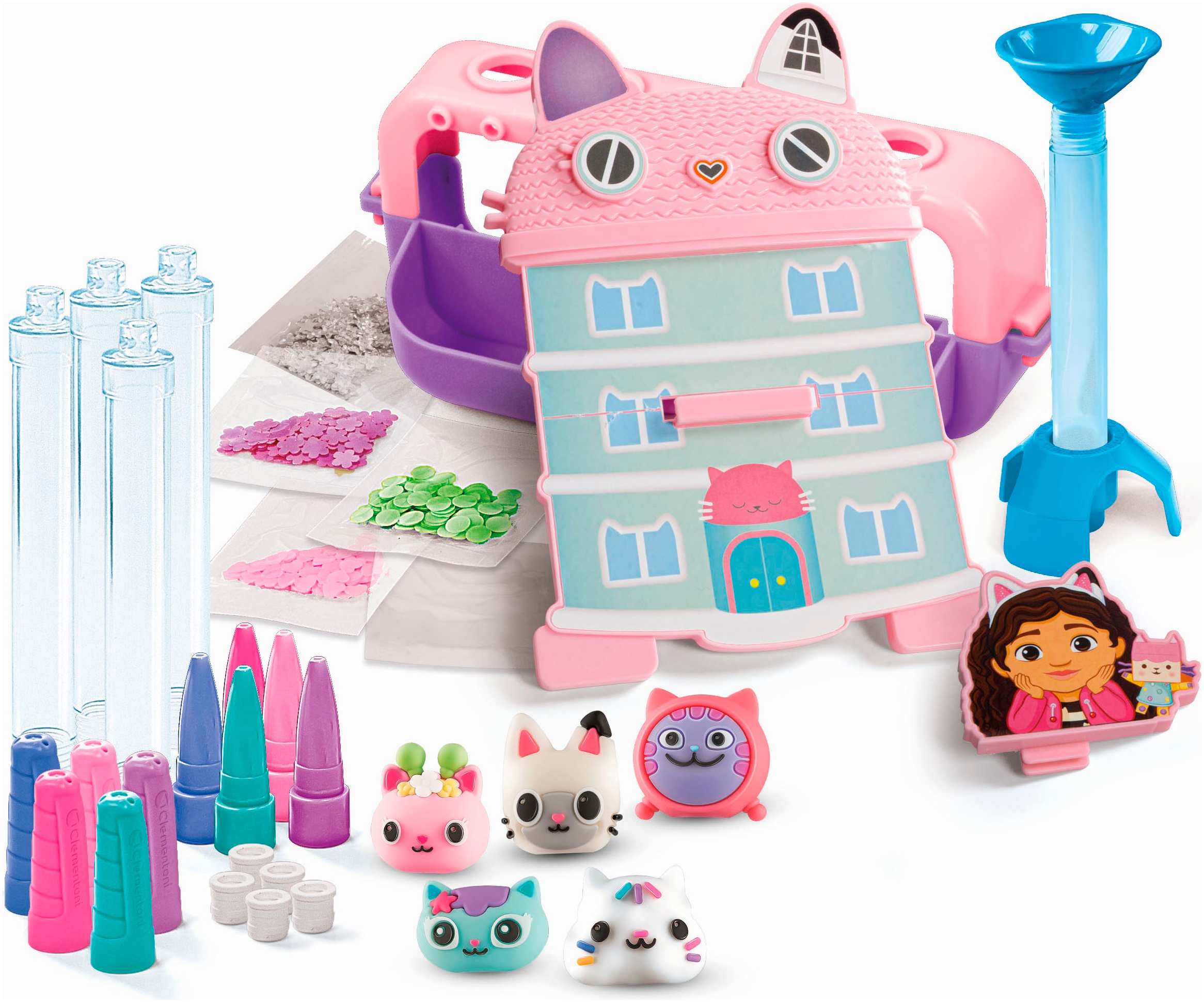 Clementoni® Kreativset »Idea, Mein Stift-Atelier - Gabby`s Dollhouse«