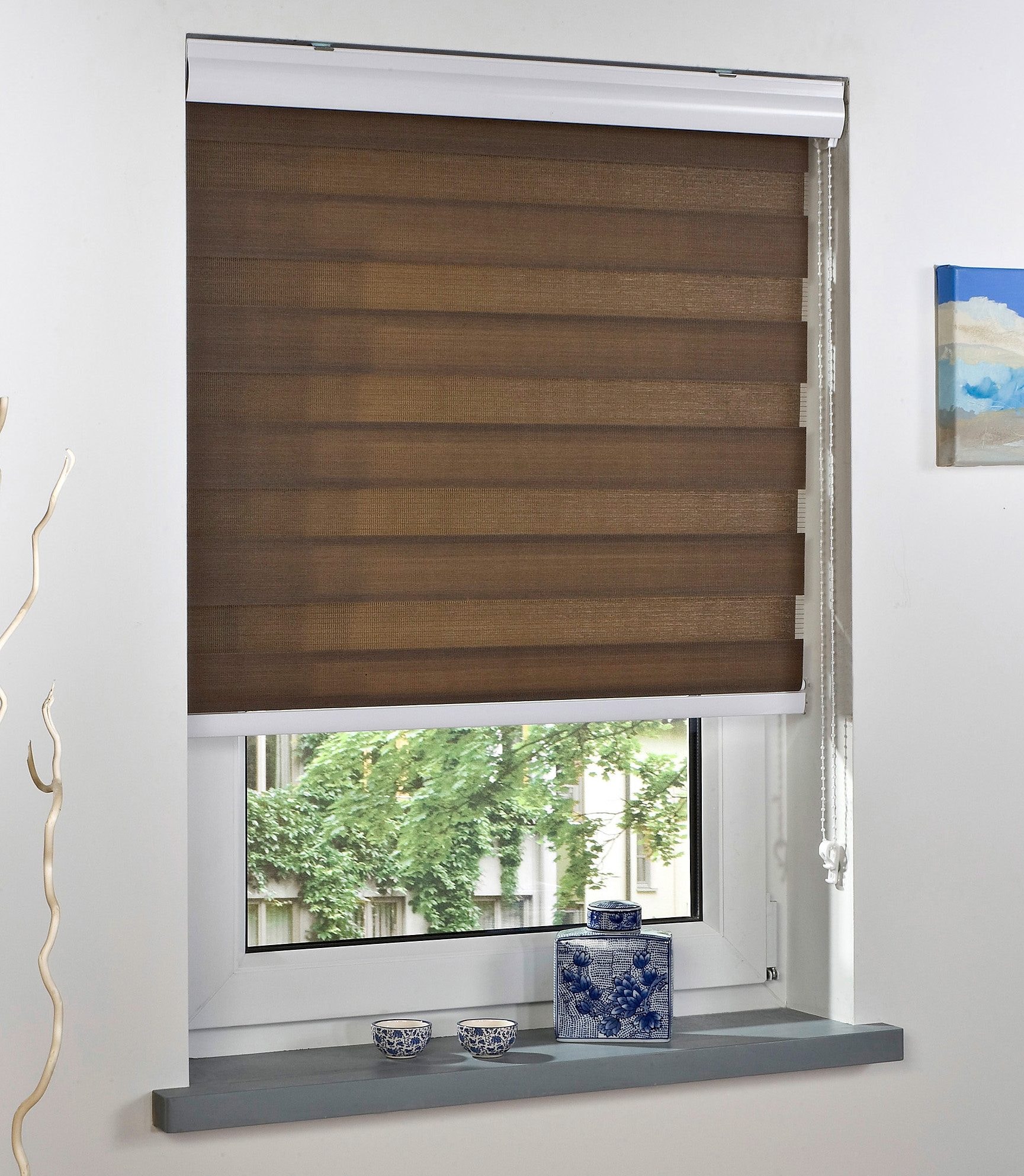 Liedeco Doppelrollo »Duo-Rollo mit Blende«, Lichtschutz