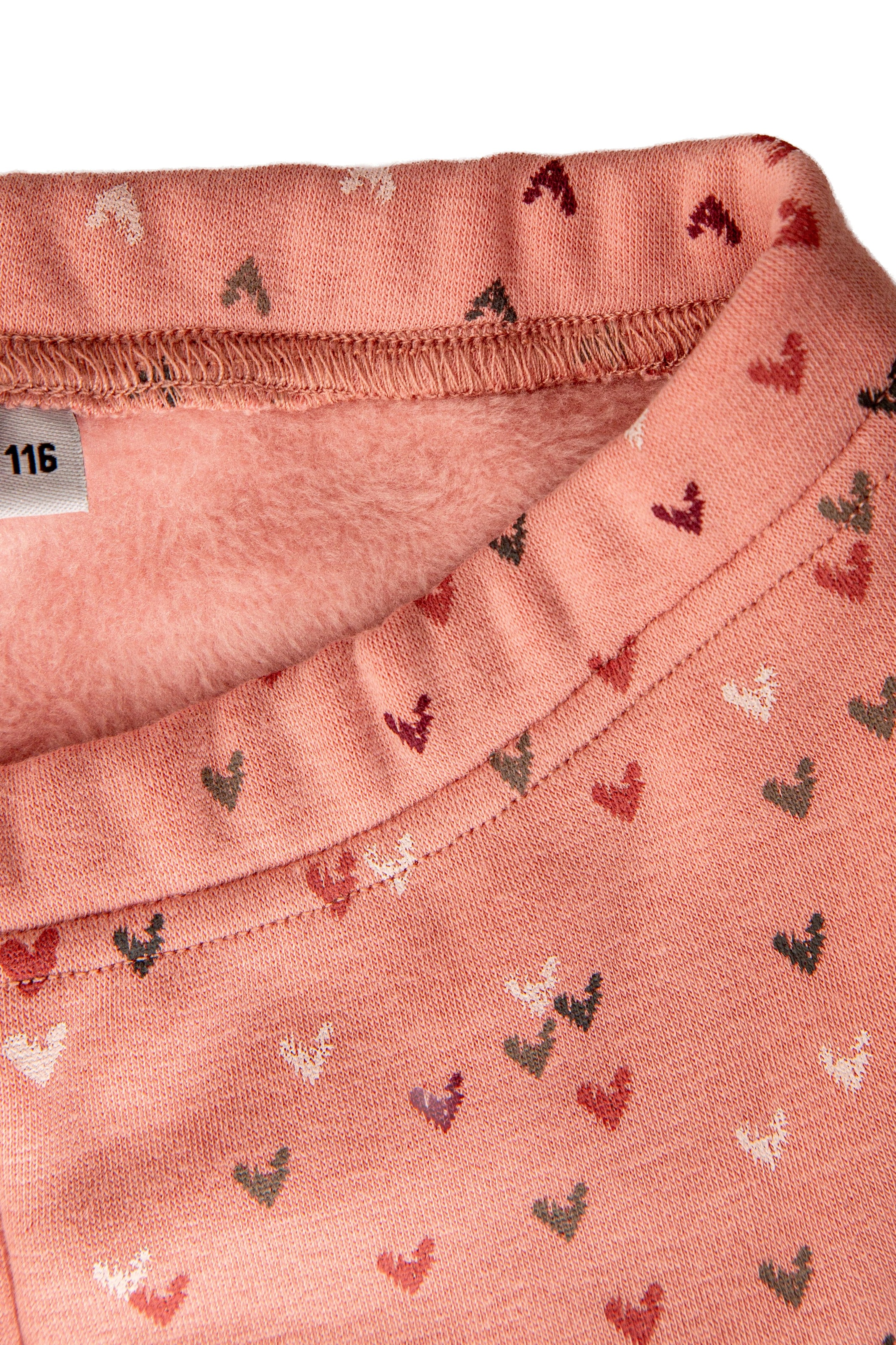 happy girls Strickleggings  im süßen Herzchen-Allover