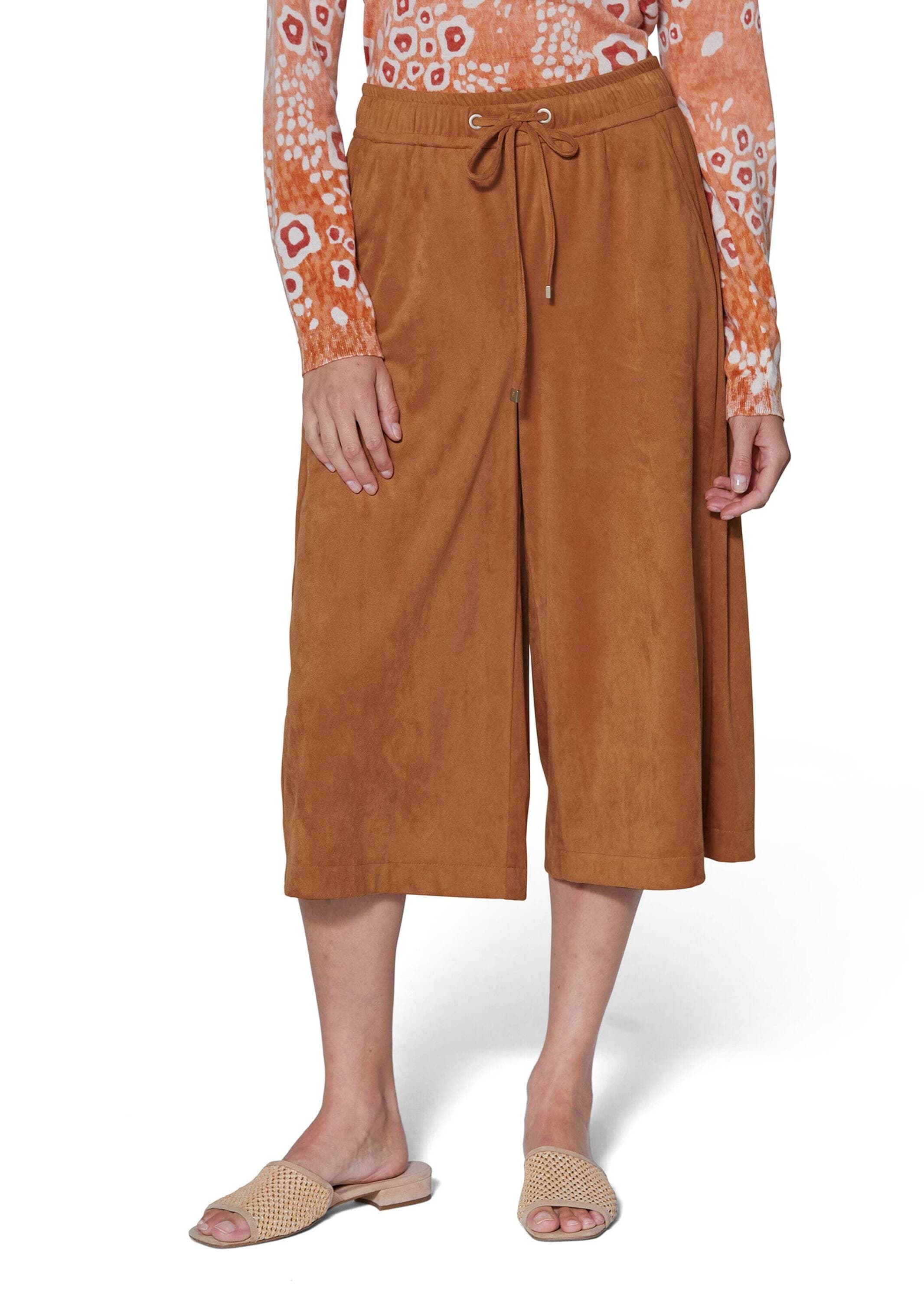 MADELEINE Culotte »Hose Weite Velourshose«