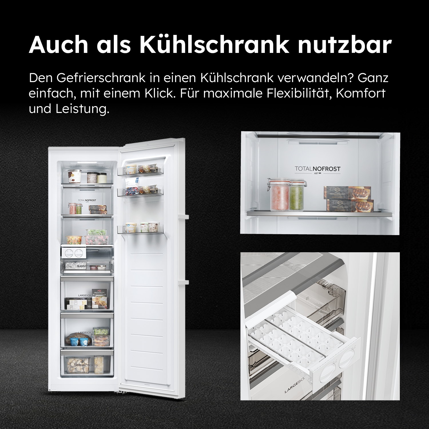 Haier Gefrierschrank »H4F306WAH1«, 190,0 cm hoch, 60,0 cm breit, TWIST ICE MAKER