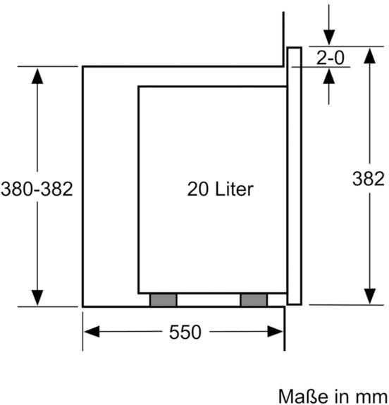 SIEMENS Einbau-Mikrowelle »BF525LMS0«, Mikrowelle, 3 XXL mit W 800 Garantie Jahren