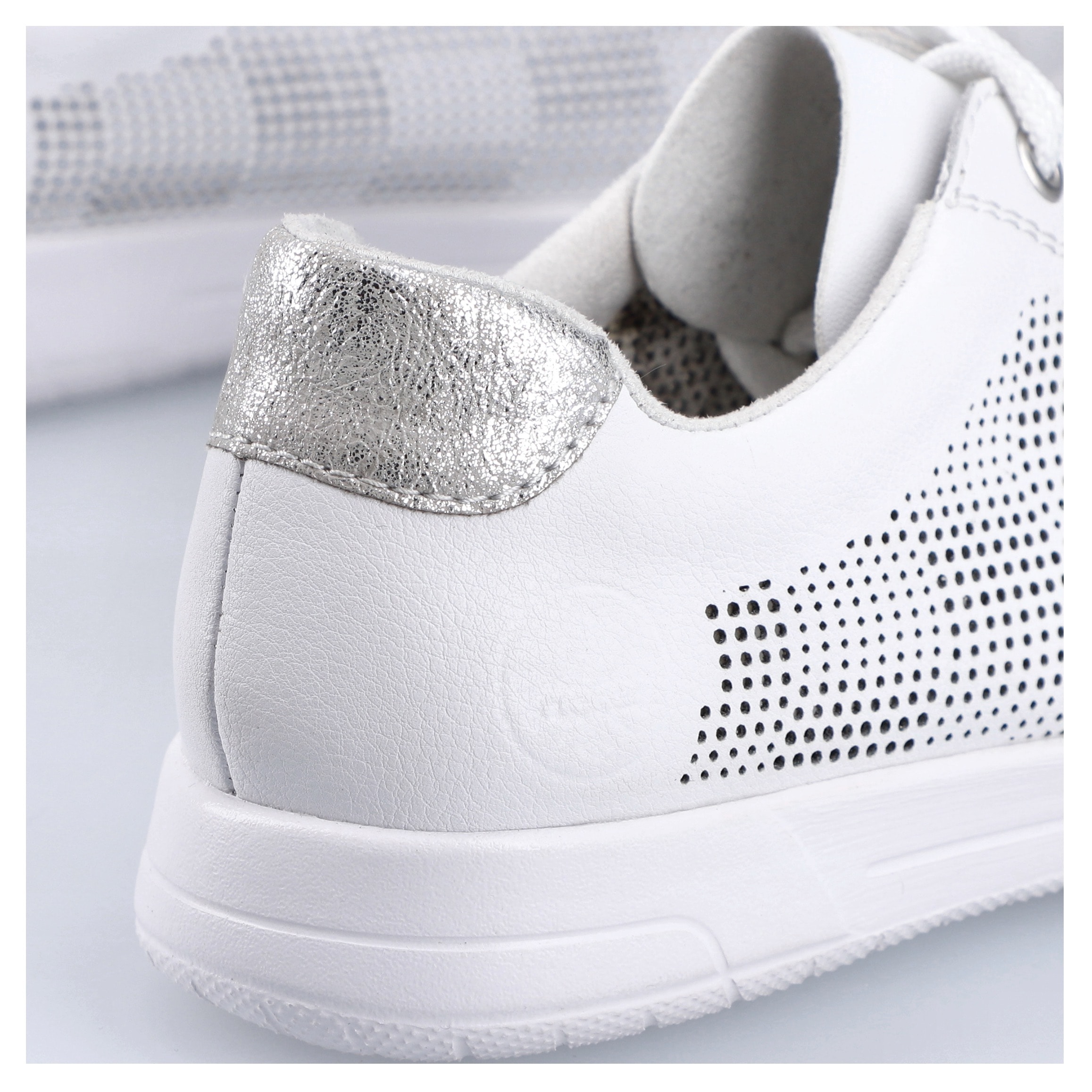 Rieker Sneaker, herausnehmbarer Textileinlage, Freizeitschuh, Halbschuh, Schnürschuh
