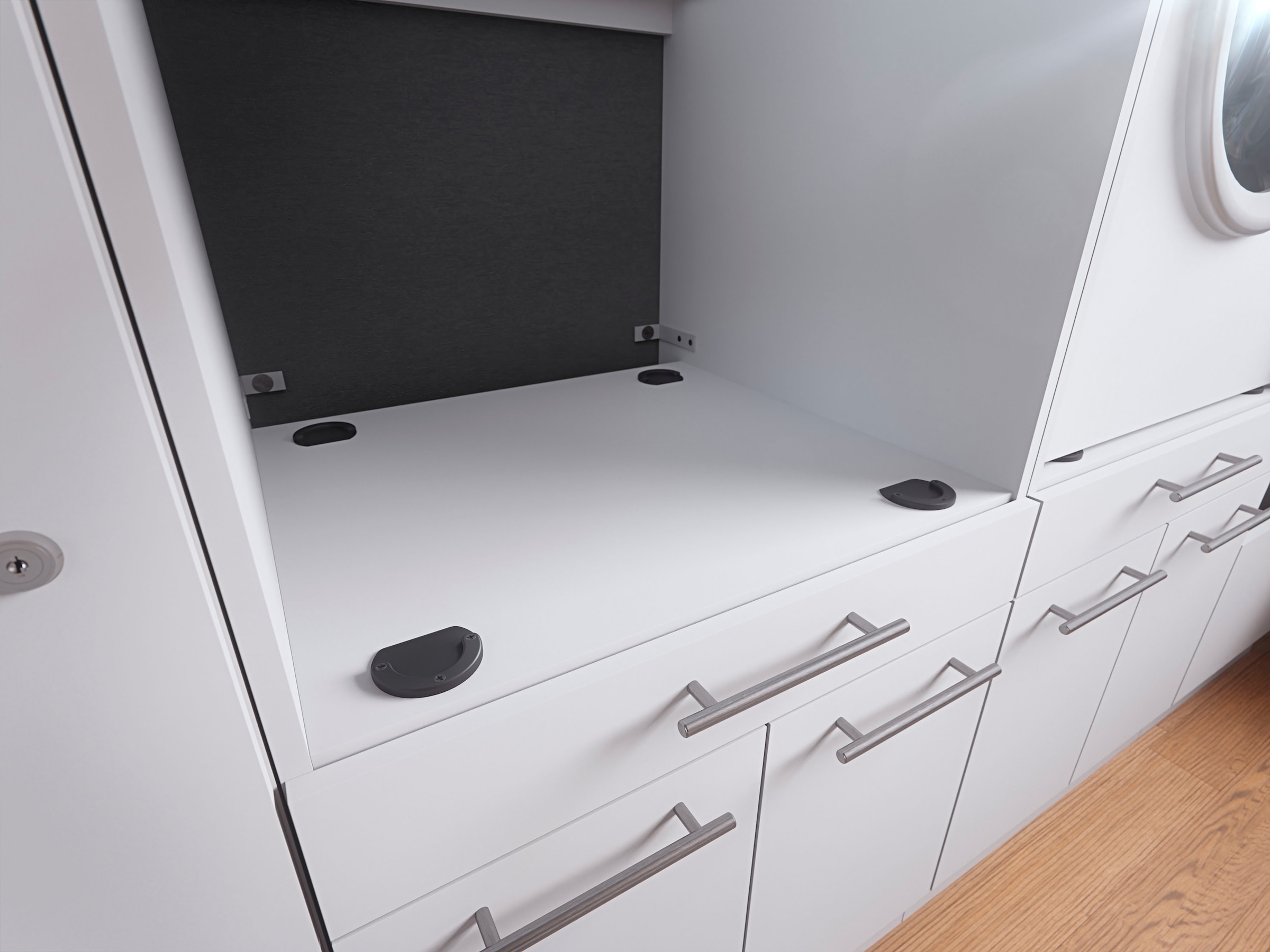 Laundreezy Mehrzweckschrank-Set »Laundreezy, 5-tlg. Mehrzweckschrank-Set B/H/T 150/238/68 cm« 5 Stk. tlg.