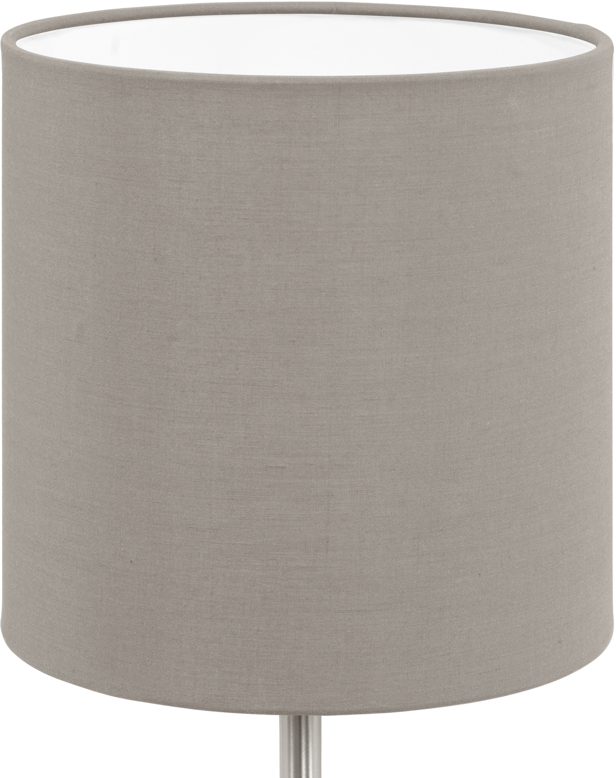 EGLO Tischleuchte »PASTERI«, 1 flammig, Leuchtmittel E14 | Leuchtmittel wechselbar-ohne Leuchtmittel, Tischleuchte, H27,5 x Ø14, nickel-matt, 1X40W exkl.