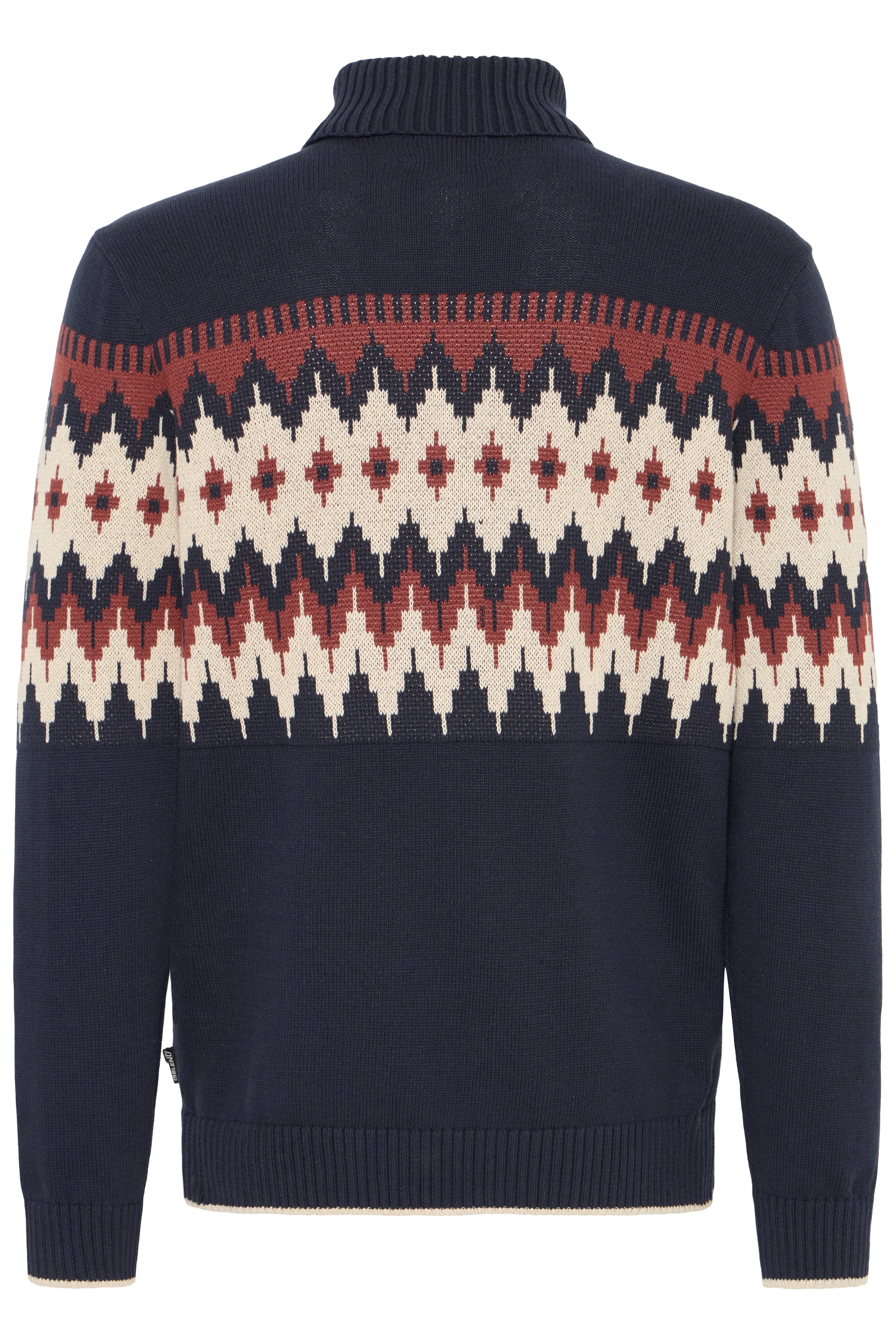 Blend Rollkragenpullover »BHBENJI JACQ KNIT« im tollen Jacquardmuster