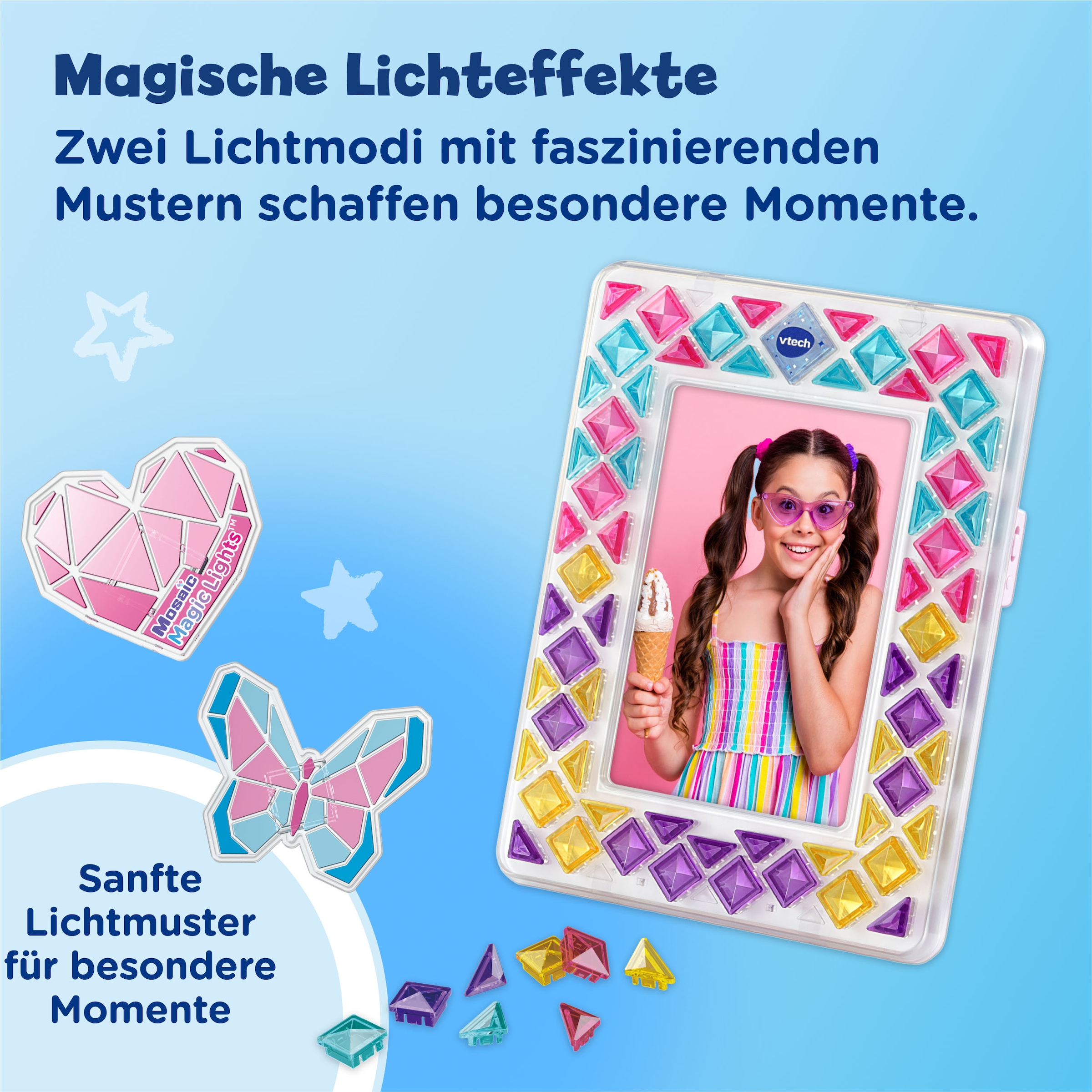 Vtech® Kreativset »Mosaic Magic Lights - Bilderrahmen«