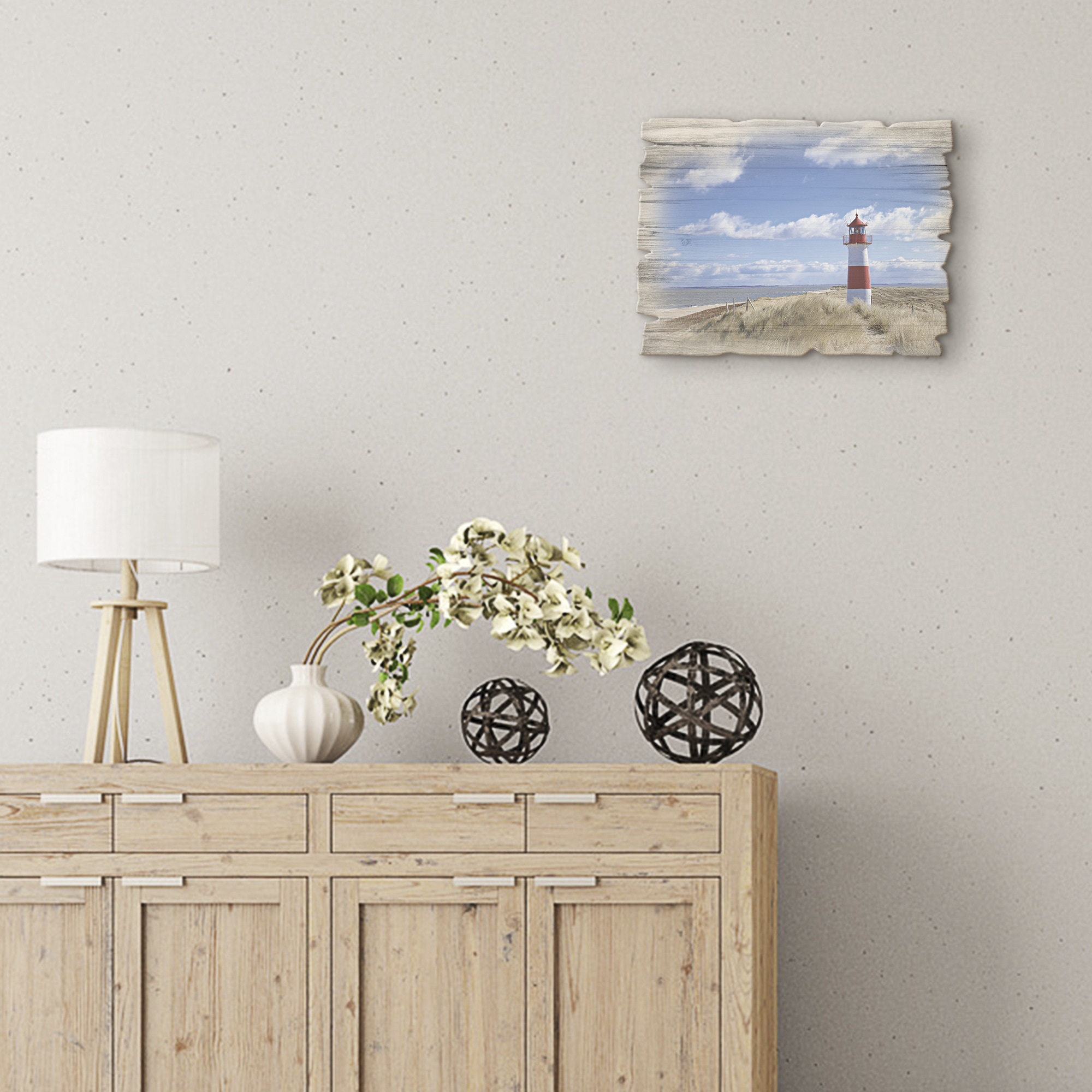 bequem St.) Holzbild »Leuchtturm Sylt«, Artland bestellen Gebäude, (1