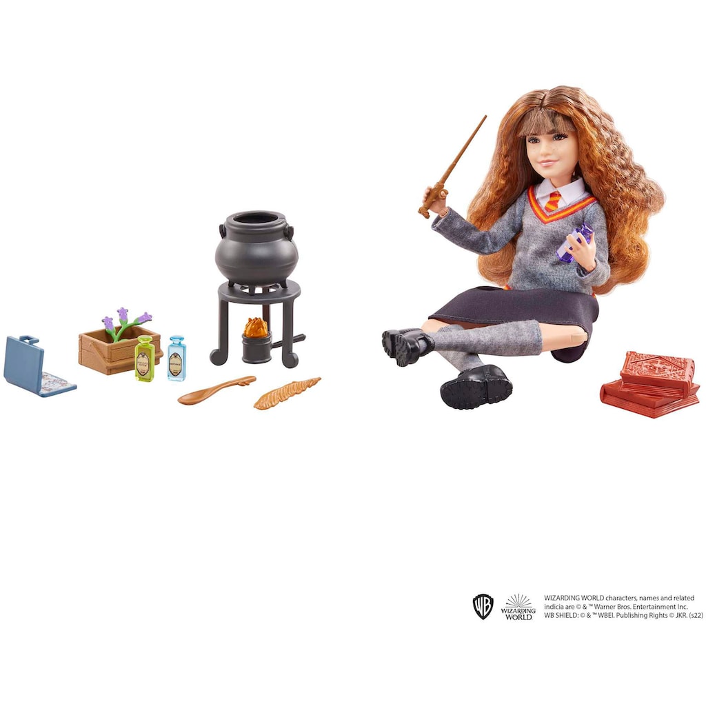 Mattel® Anziehpuppe »Harry Potter, Hermine Granger«, (Set), mit Vielsaft-Trank Zubehör