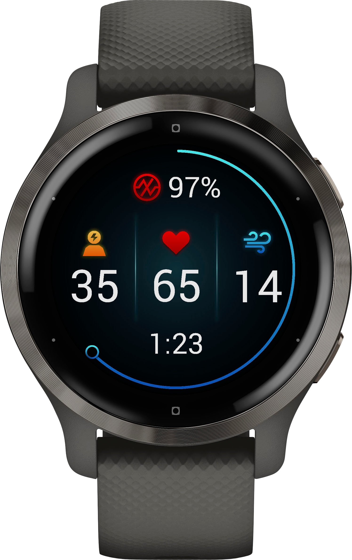 Garmin Smartwatch »Venu 2S«, (2,8 cm / 1,1 Zoll), 8 GB, 25 vorinstallierten Sport-Apps)
